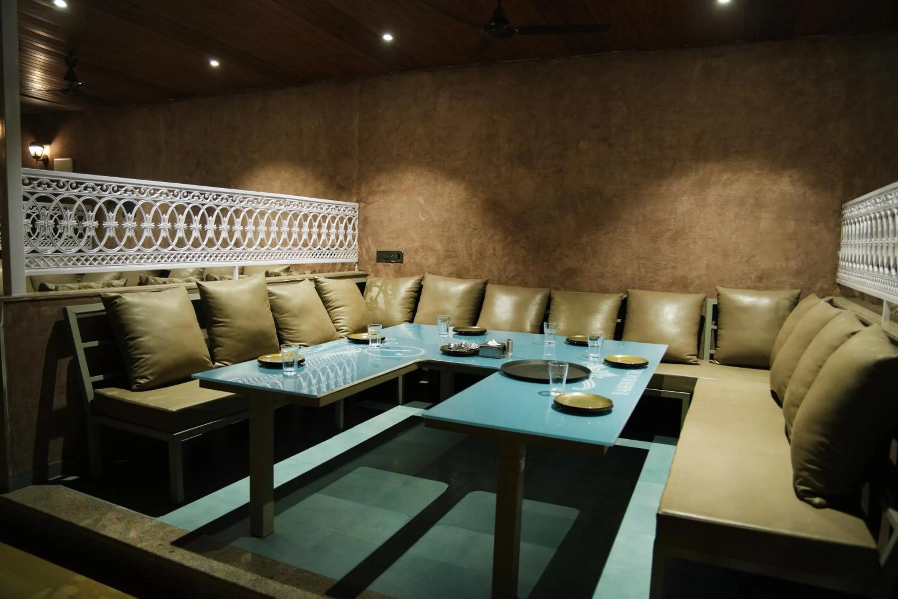 Seating area in Hotel Yashoda