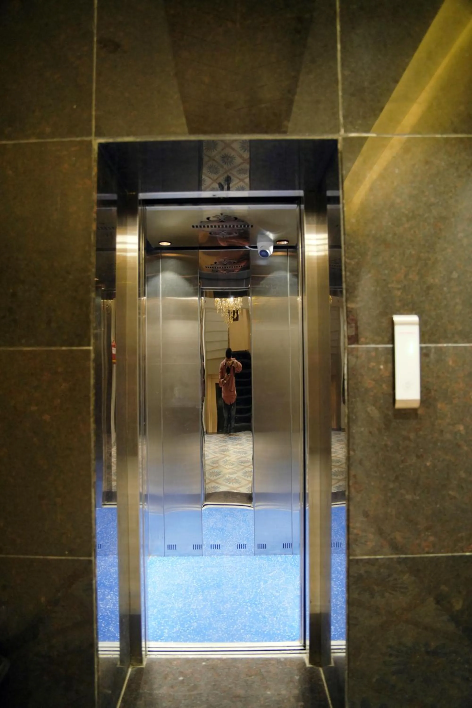 elevator in Hotel Yashoda