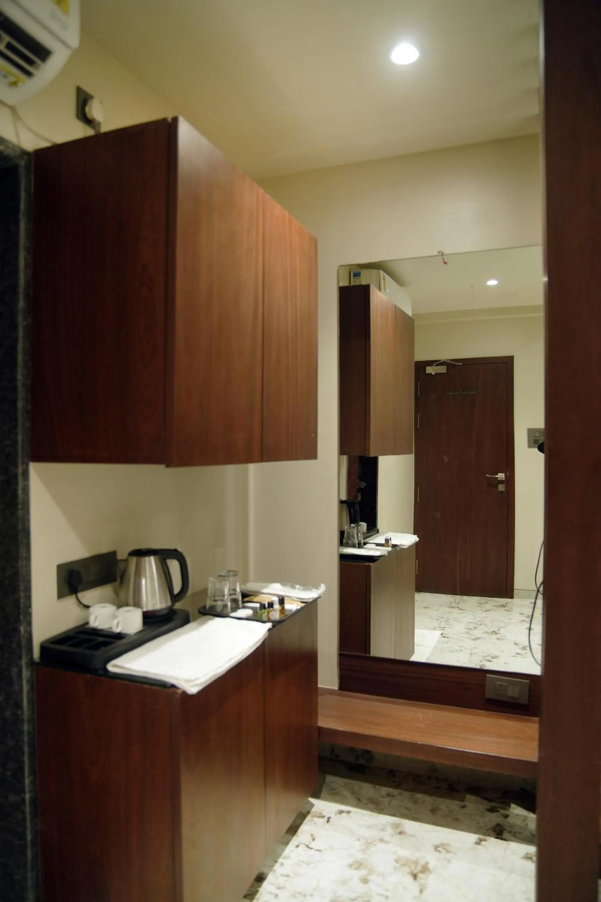 wardrobe, Bed in Hotel Yashoda