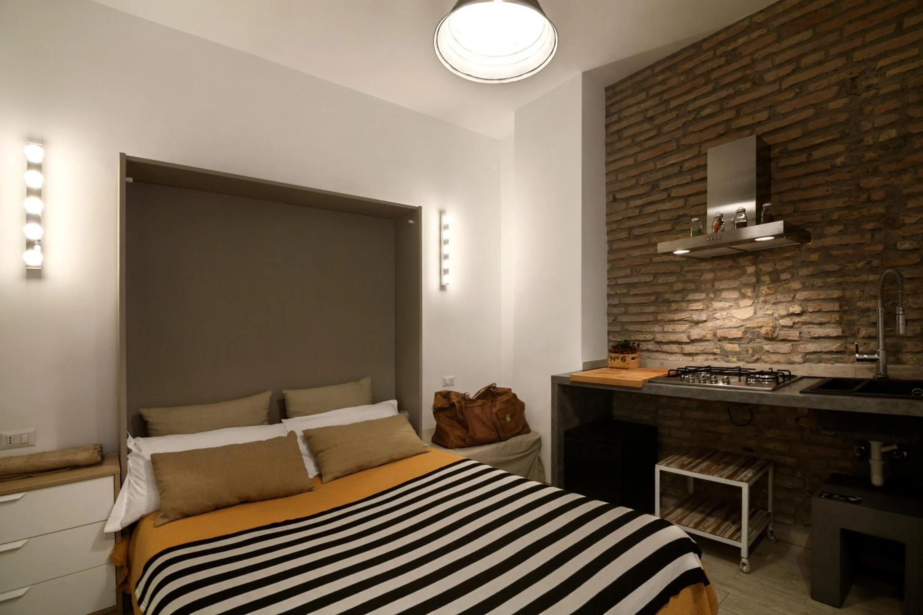 Photo of the whole room, Bed in Room of Arts