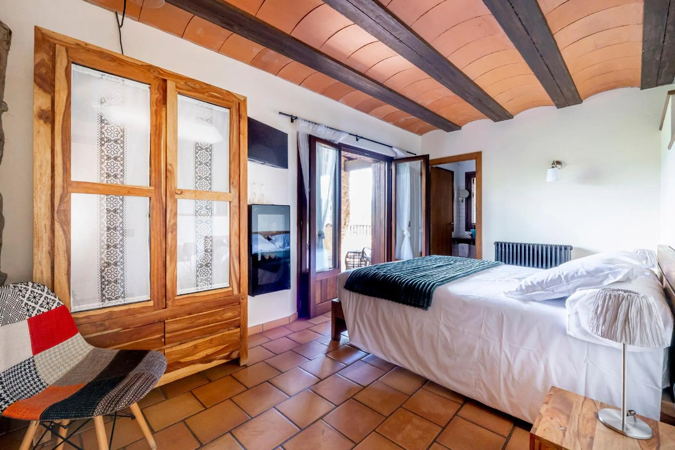 Bed in Hotel Mas la Ferreria