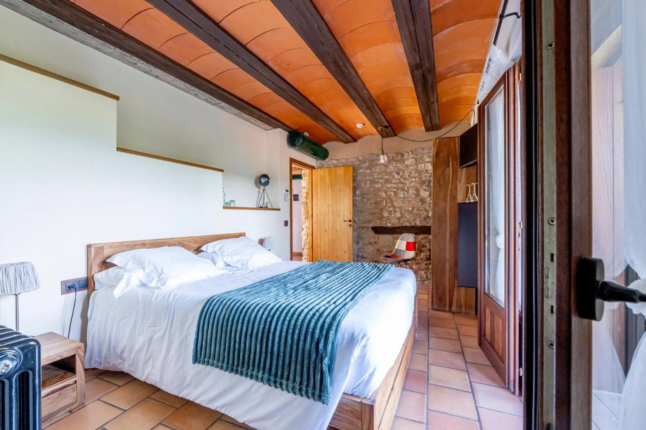 Bed in Hotel Mas la Ferreria