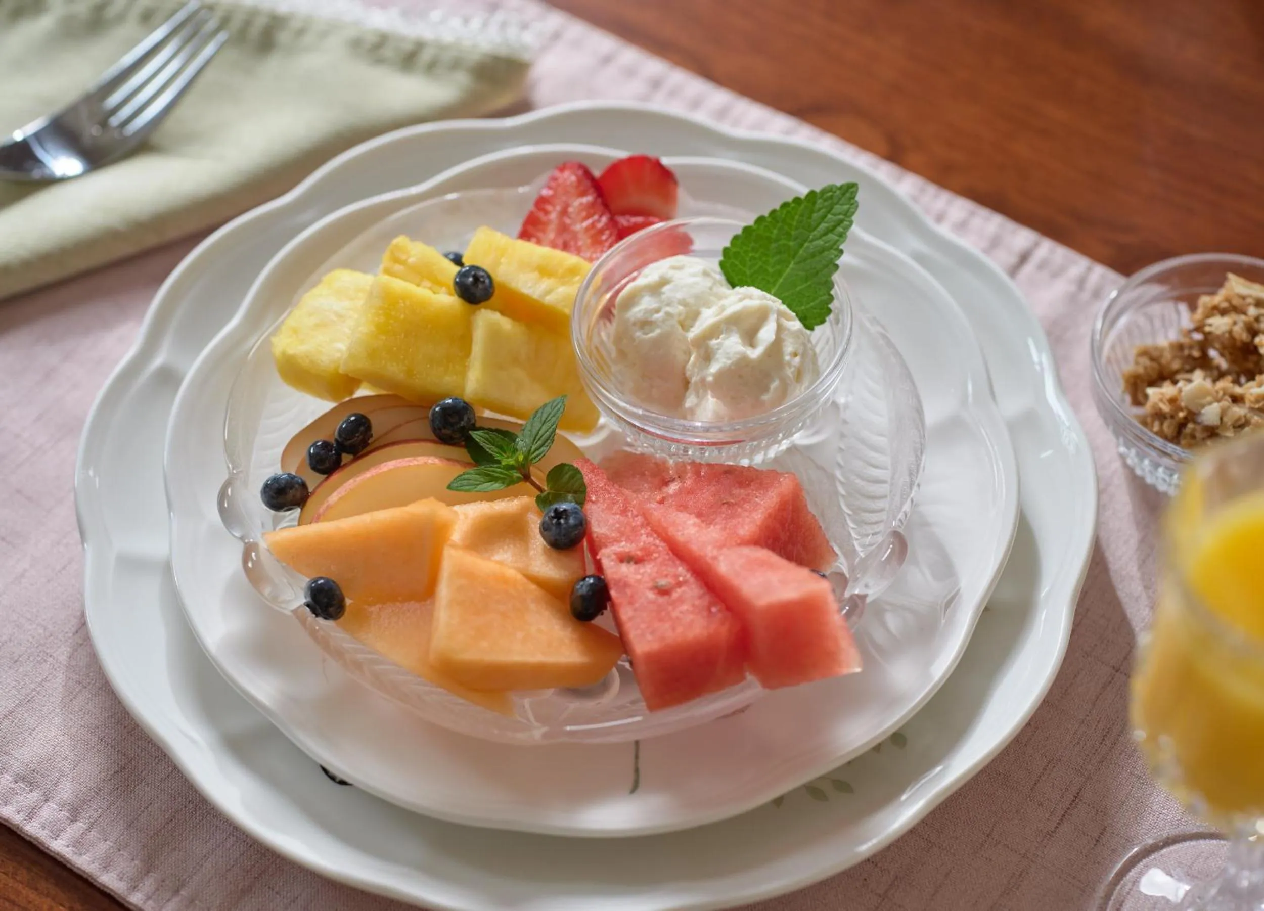 Food close-up in Mooreland Garden Inn