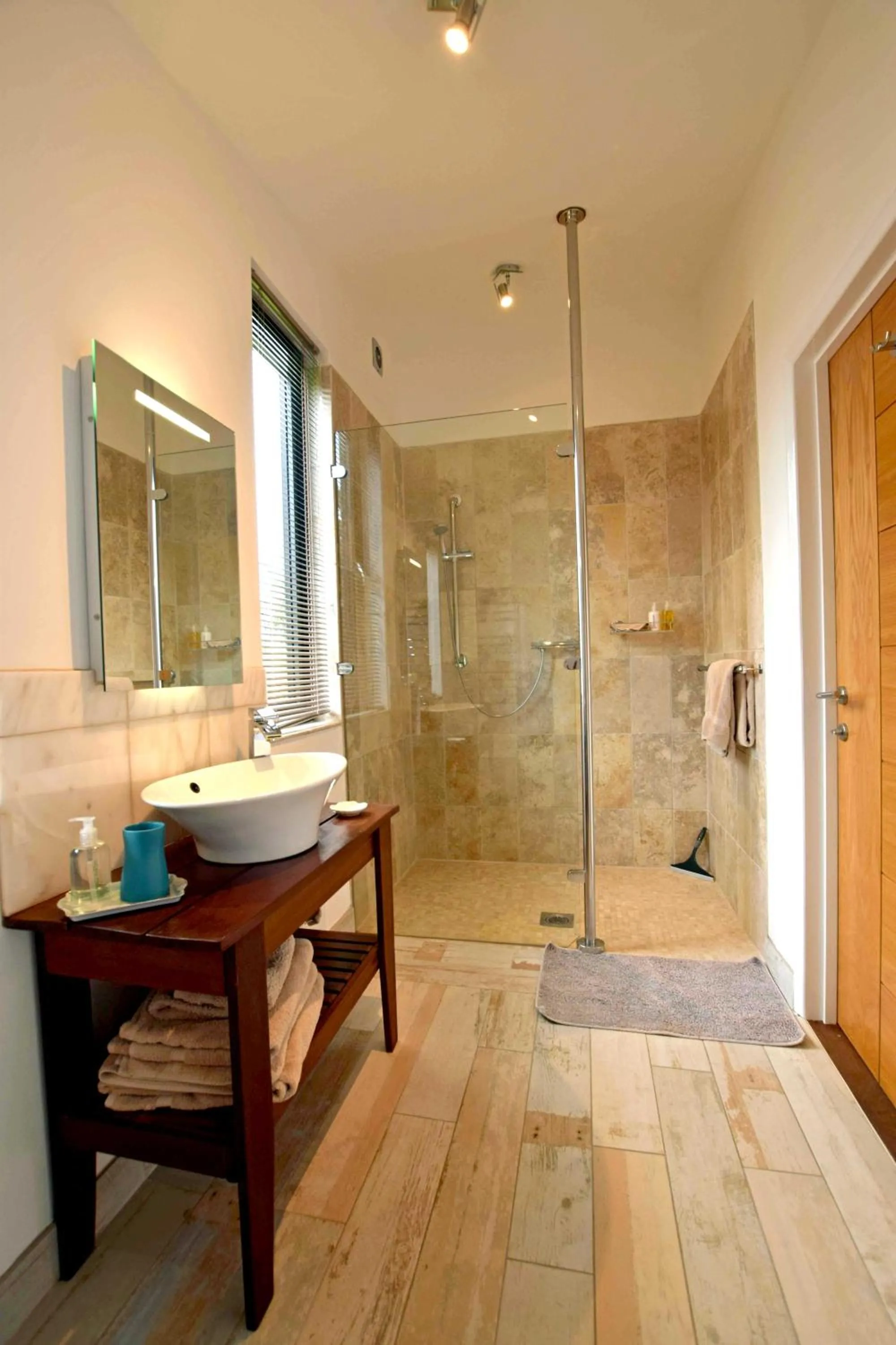 Shower in The Gallery Lodges