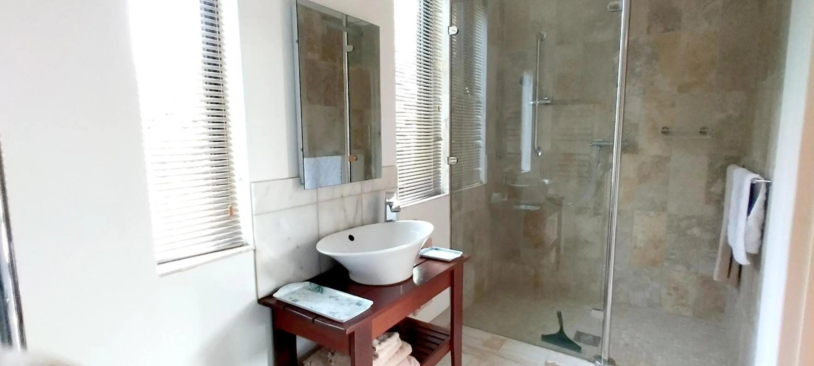 Shower in The Gallery Lodges