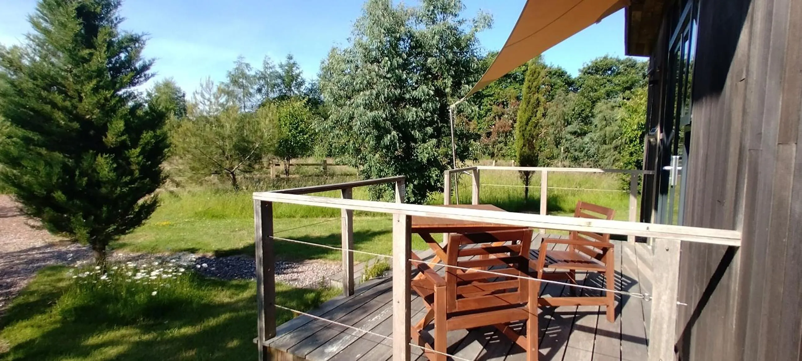 Patio in The Gallery Lodges