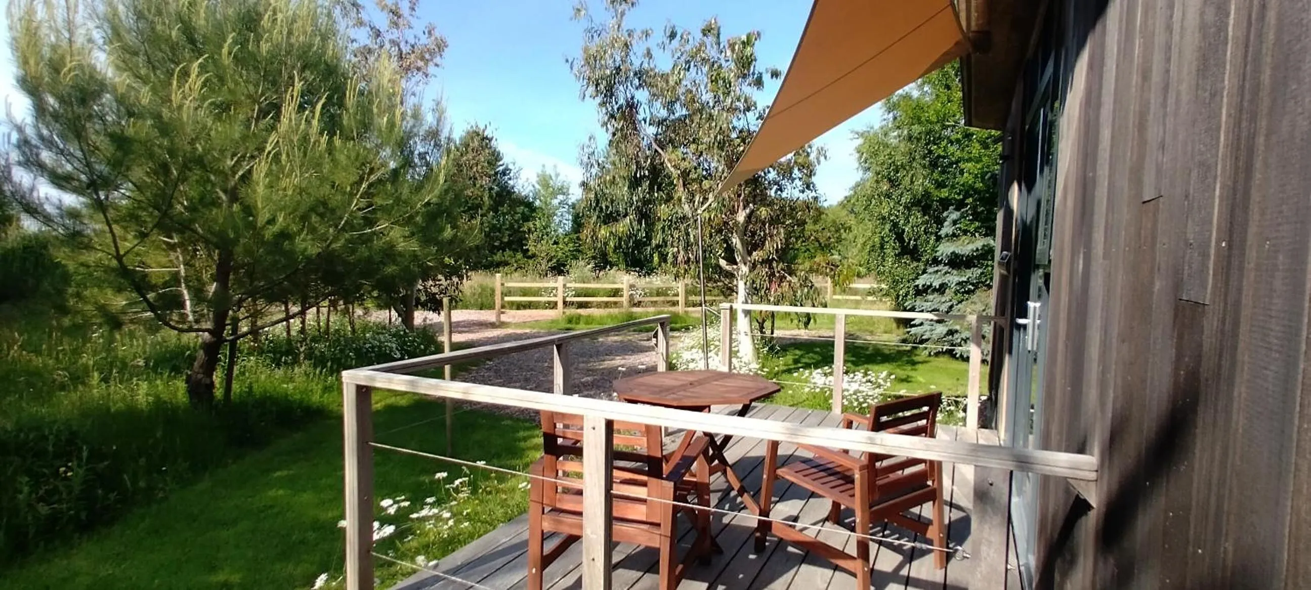 Patio in The Gallery Lodges