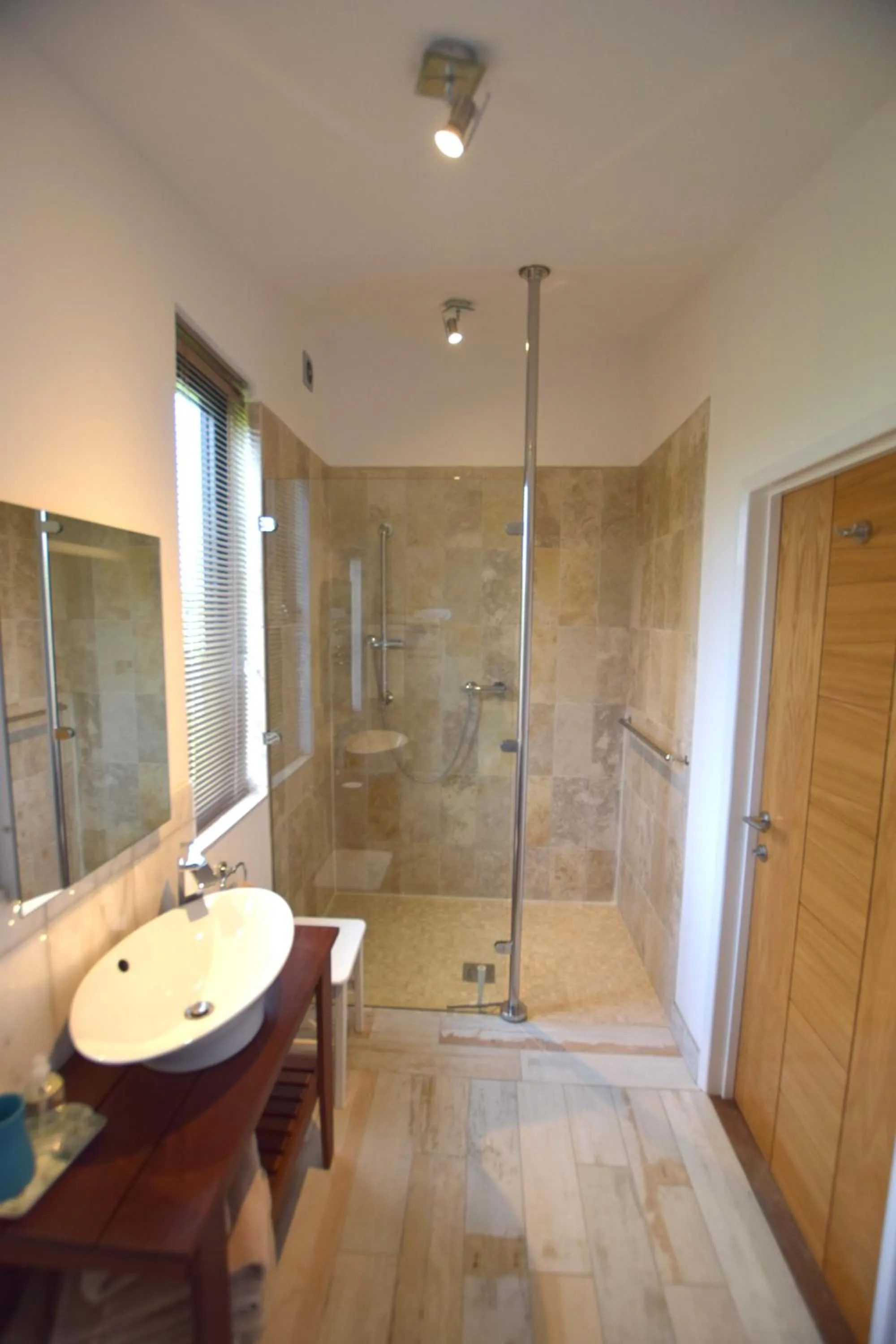 Shower in The Gallery Lodges