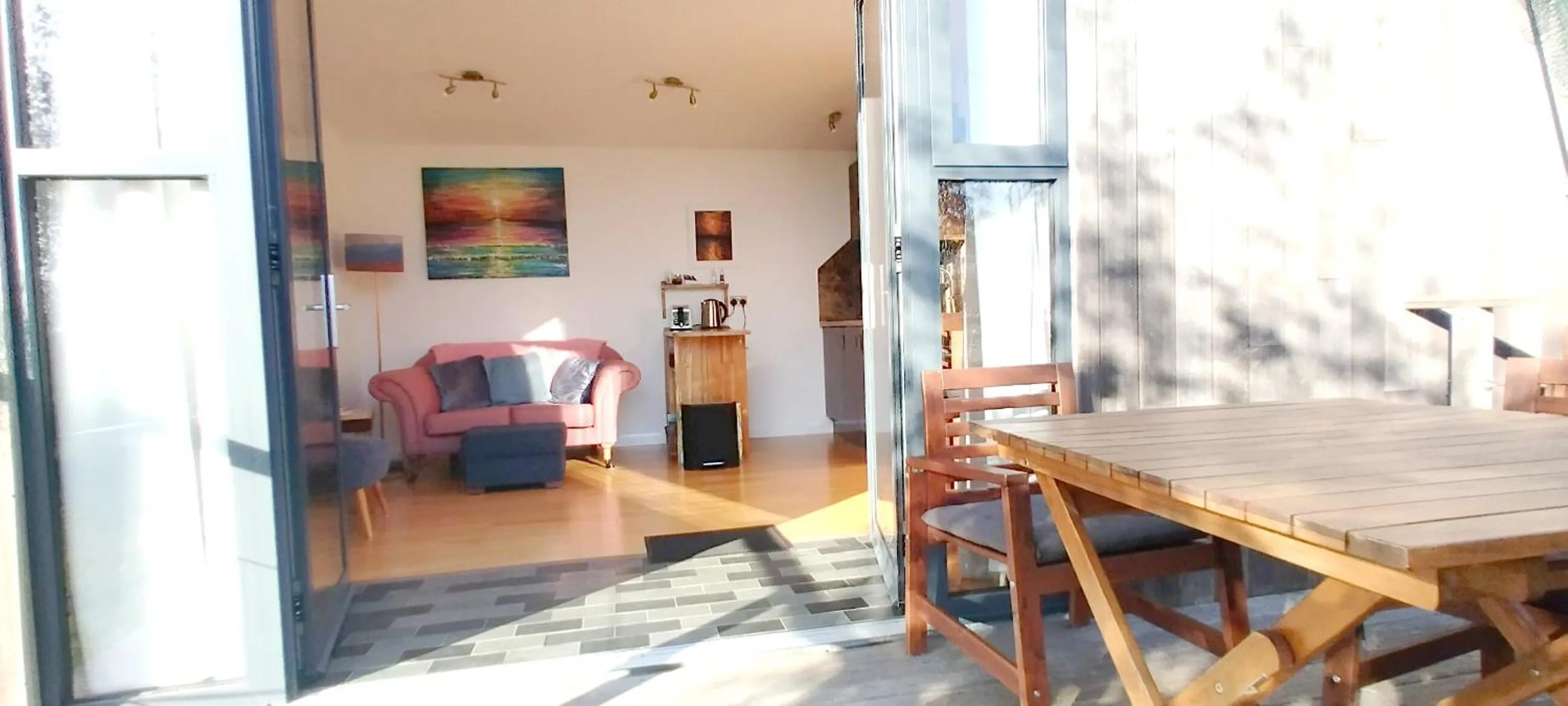 Patio in The Gallery Lodges