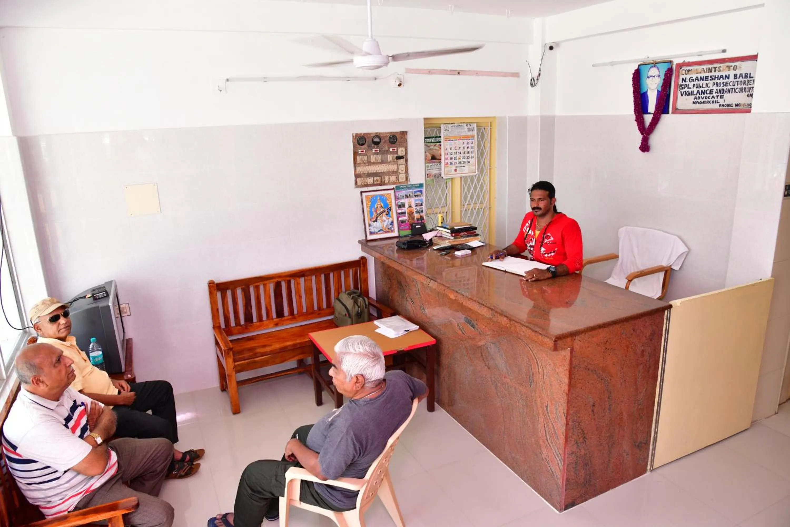 Lobby or reception in Hotel Ganesh Lodge