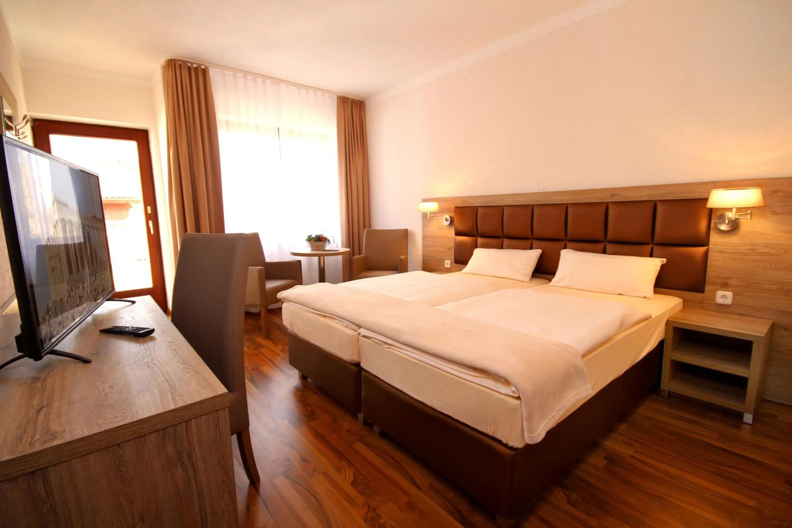 Bed in Strand Hotel Nordsee, Hotel Deichläufer