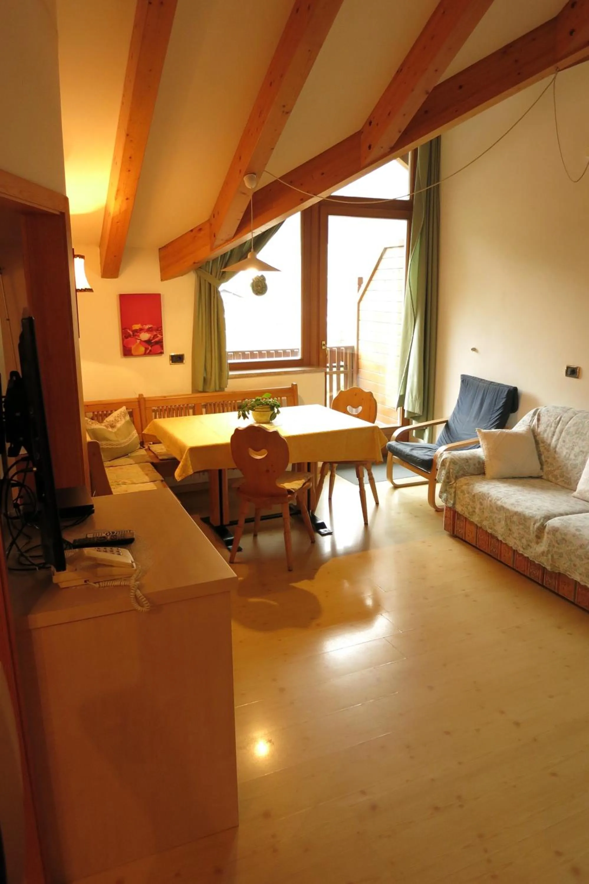 Living room, Bed in Apartments Residence Montana