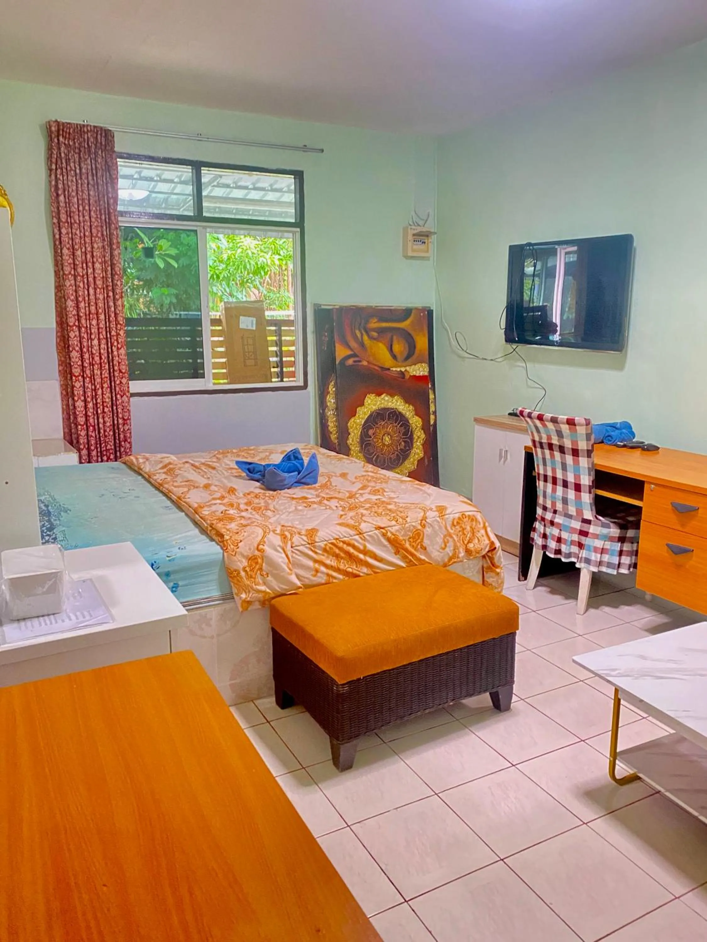 Bed in Nan Inn Bungalow