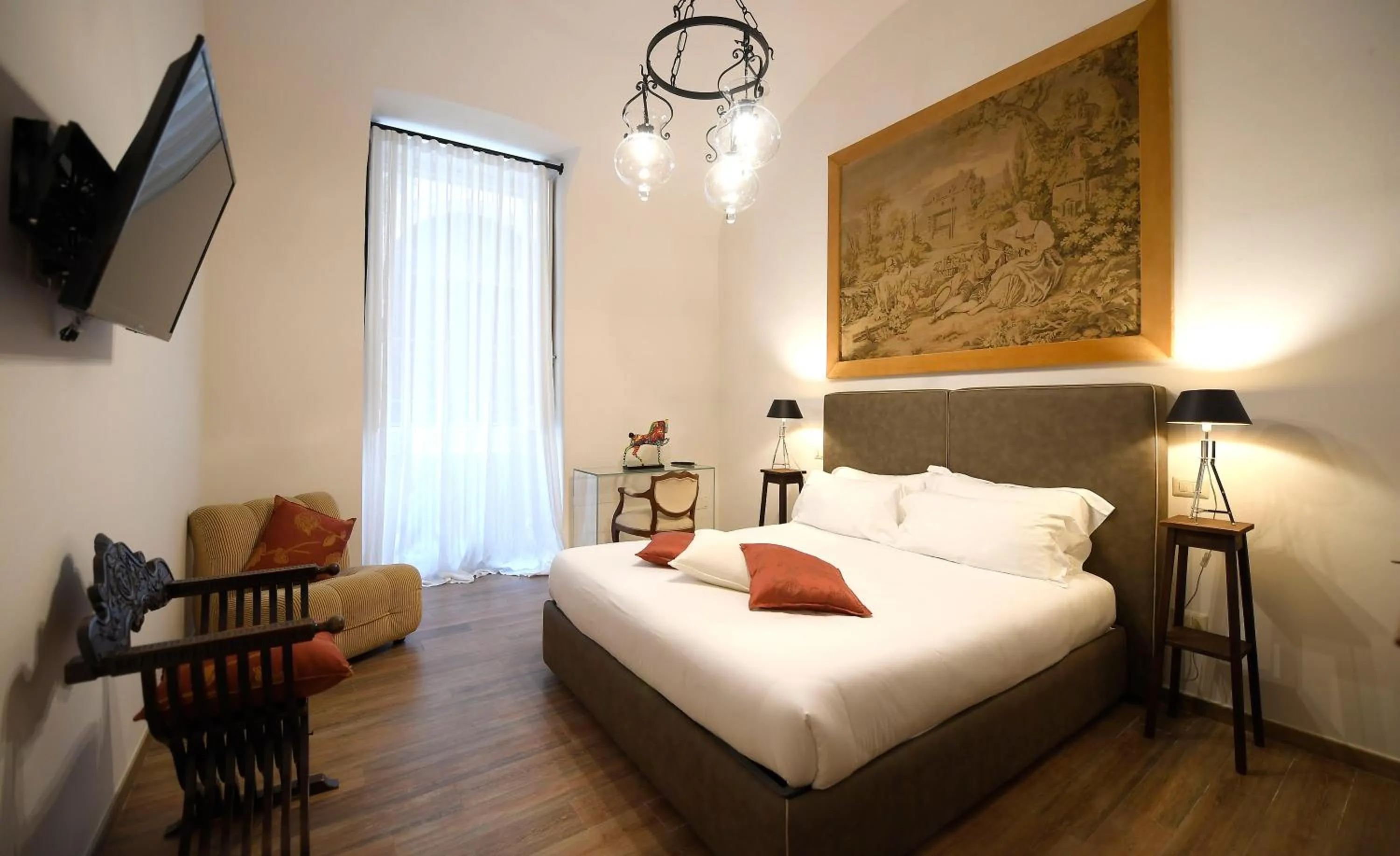 Bedroom, Bed in Palazzo Guido