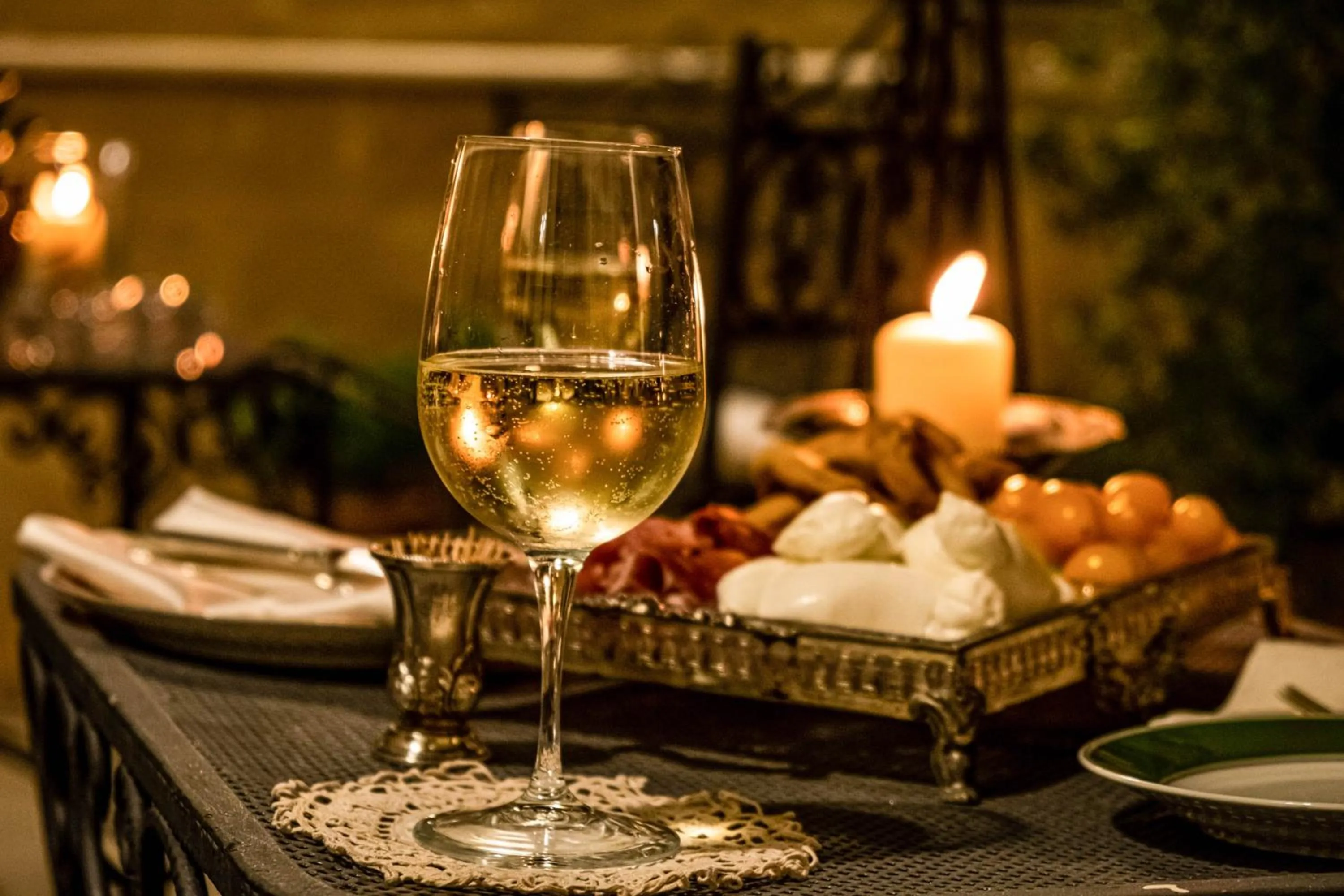 Food and drinks in Palazzo Guido