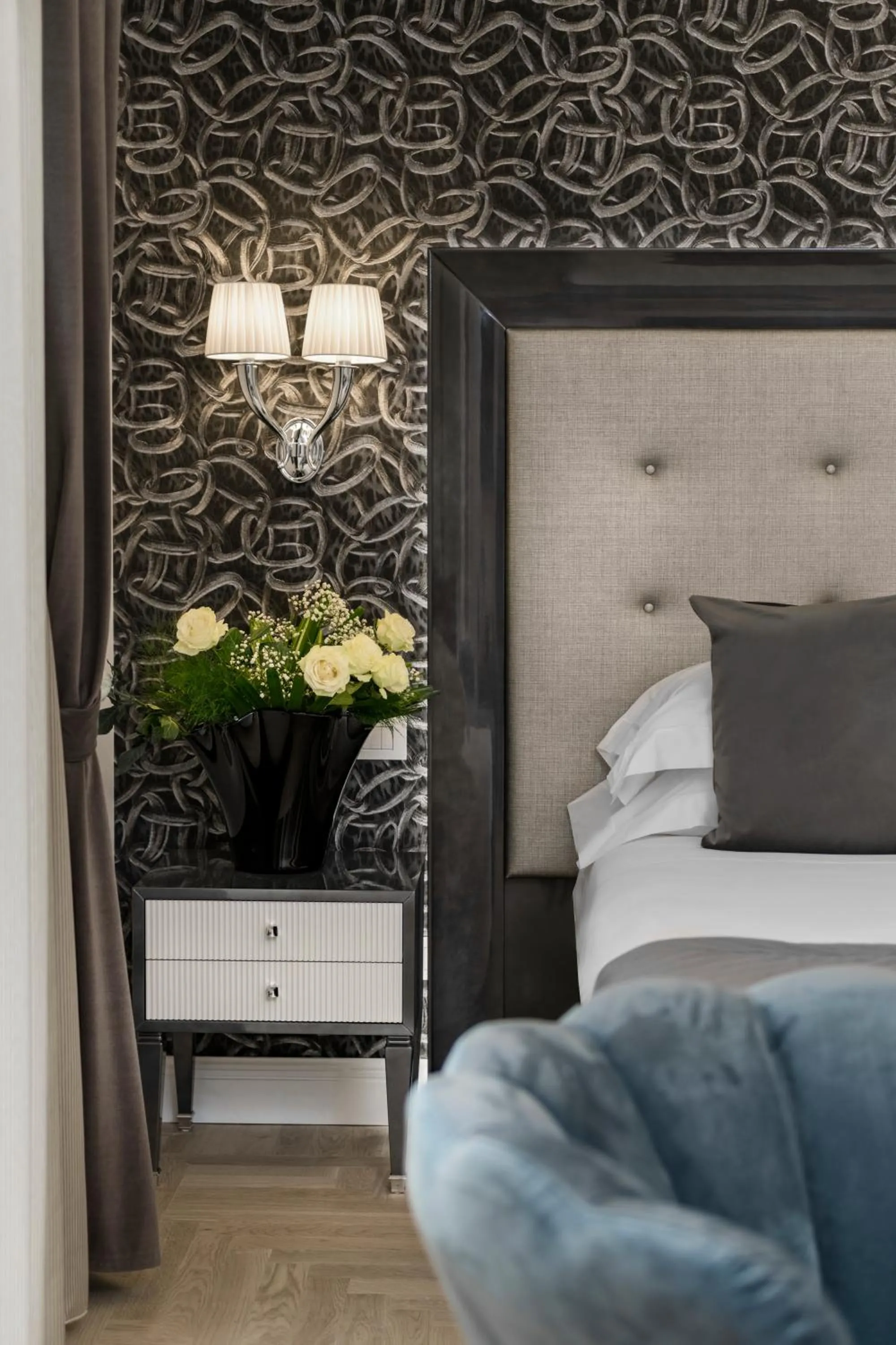 Bed in Grand Hotel Gallia