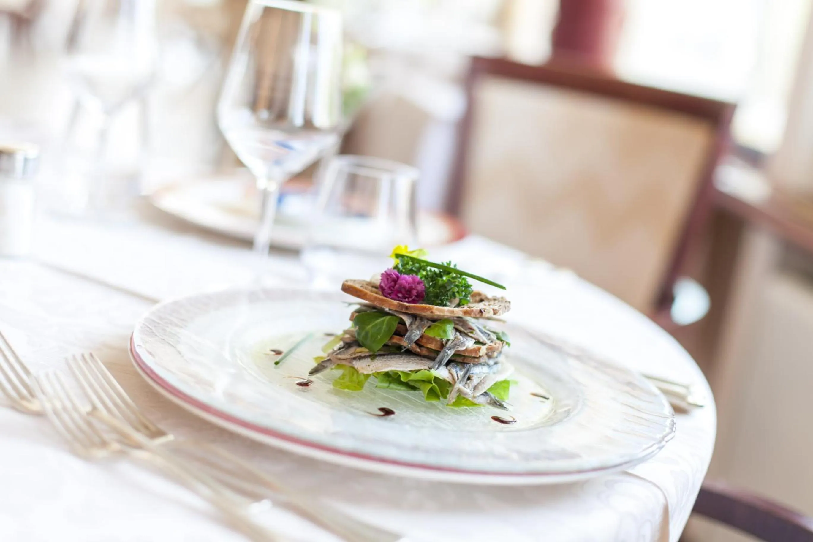 Food and drinks in Grand Hotel Gallia