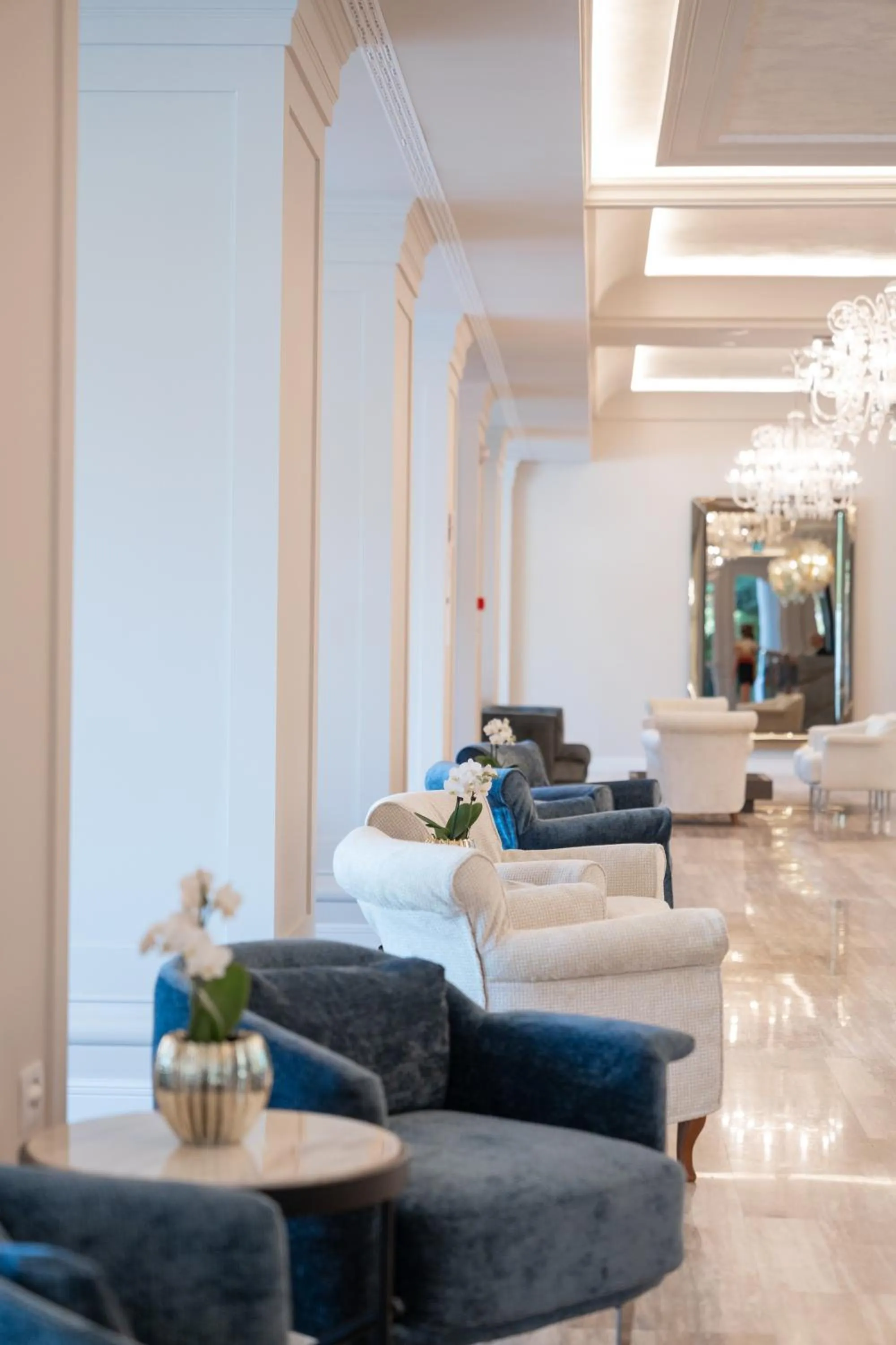 Lobby or reception in Grand Hotel Gallia