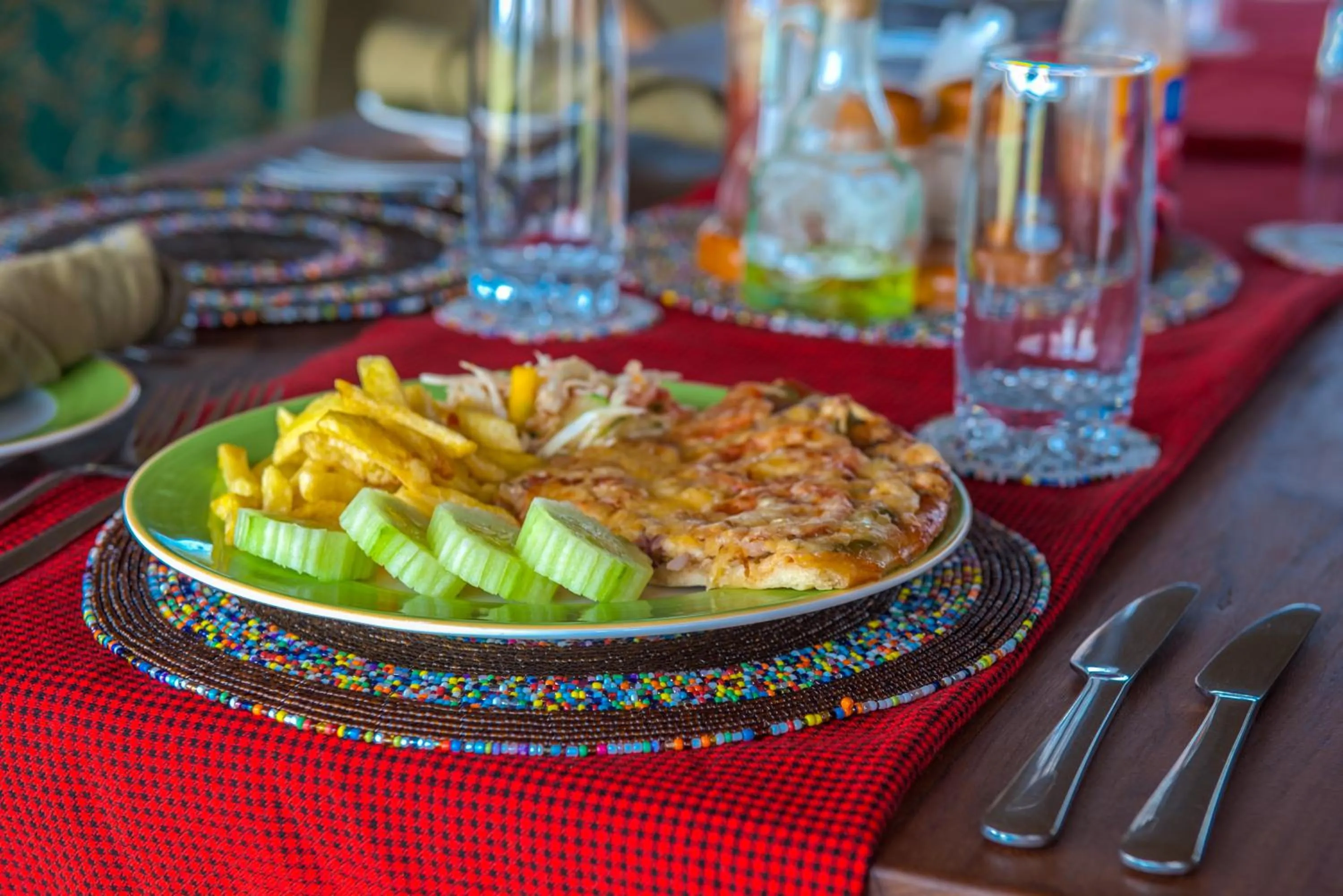 Breakfast in Kananga Special Tented Camp