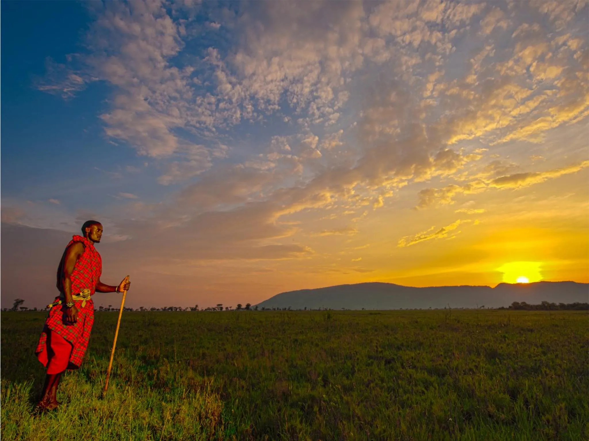 Natural landscape in Kananga Special Tented Camp