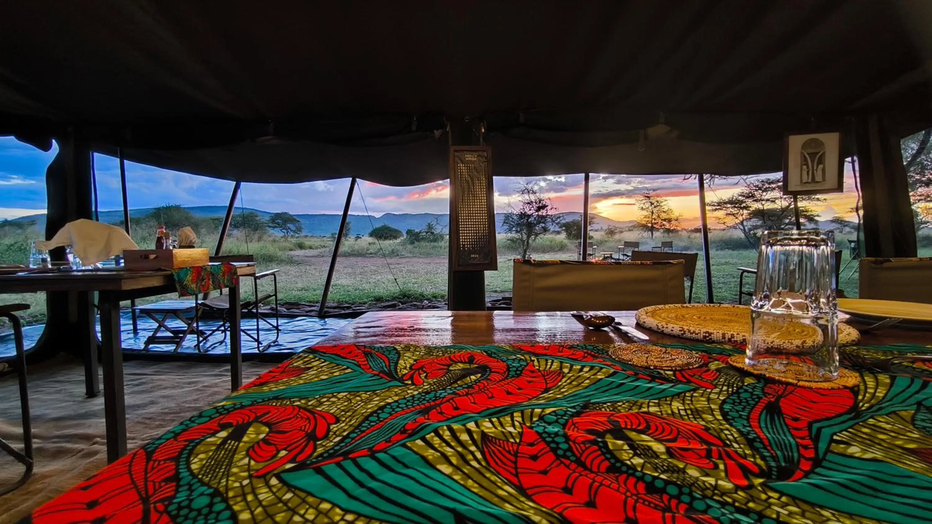 Natural landscape in Kananga Special Tented Camp