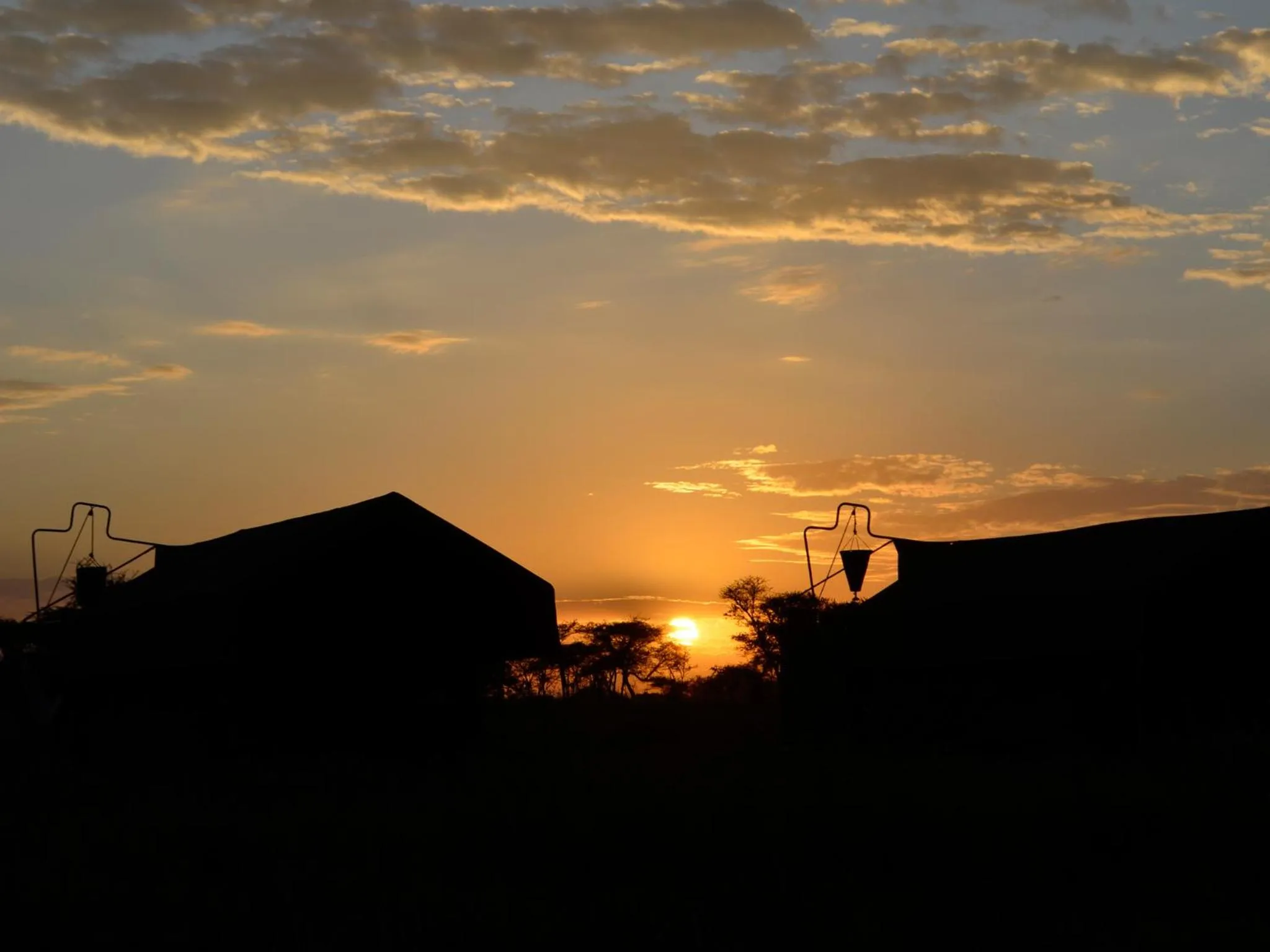 Sunset in Kananga Special Tented Camp