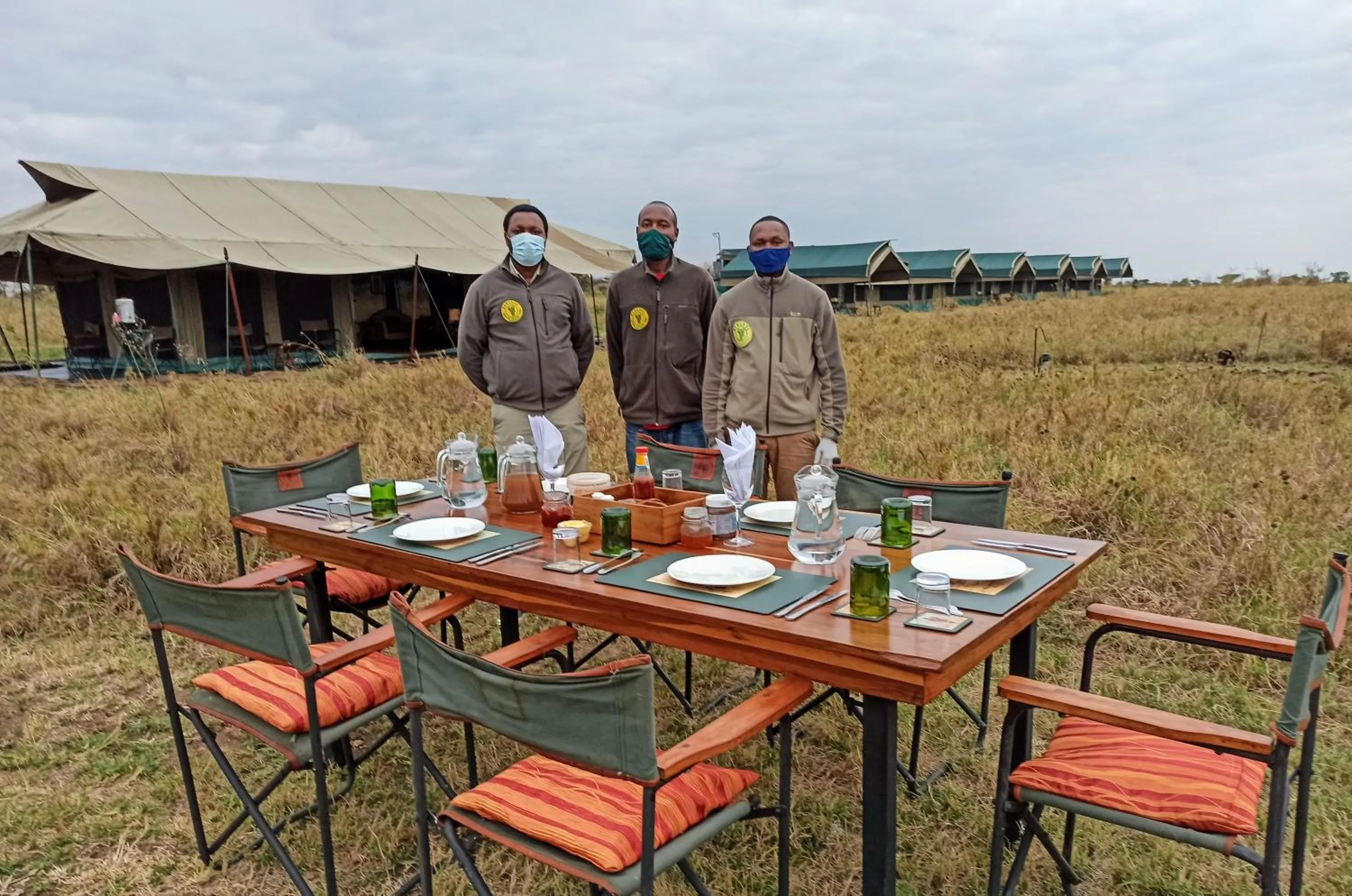 Staff in Kananga Special Tented Camp