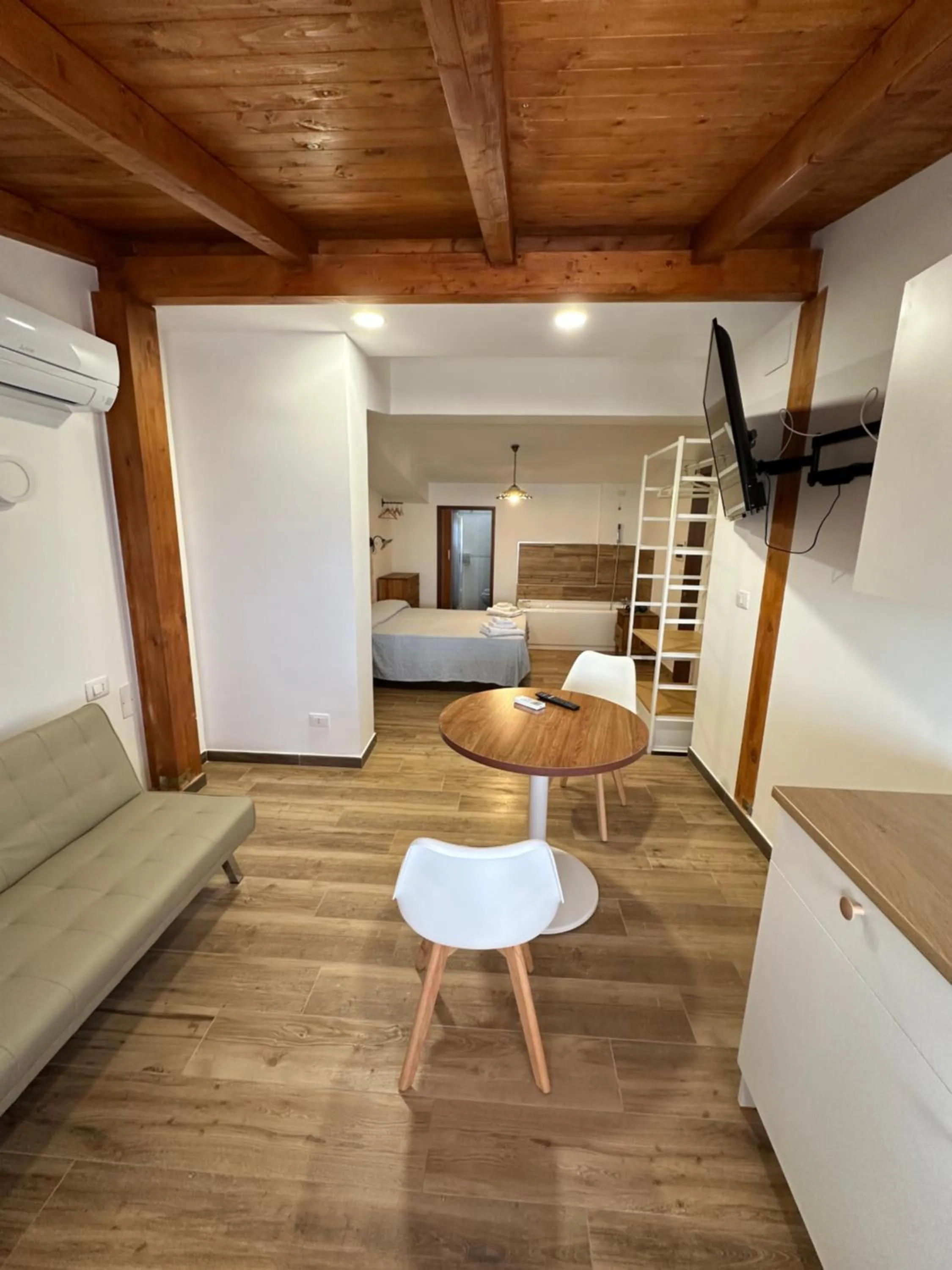 Kitchen or kitchenette in B&B Villa sul Mare