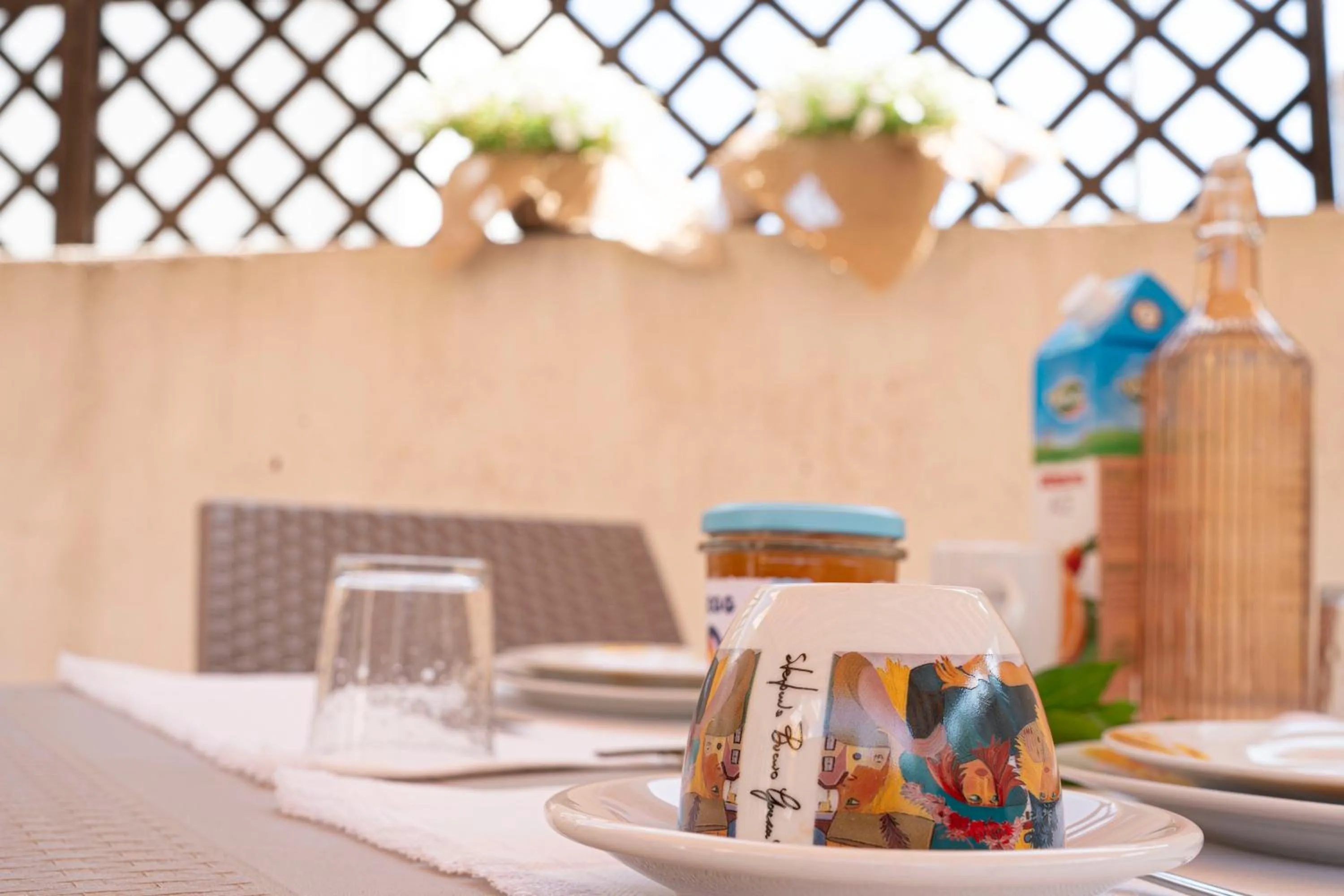 Patio in B&B Sentiero del Ciolo