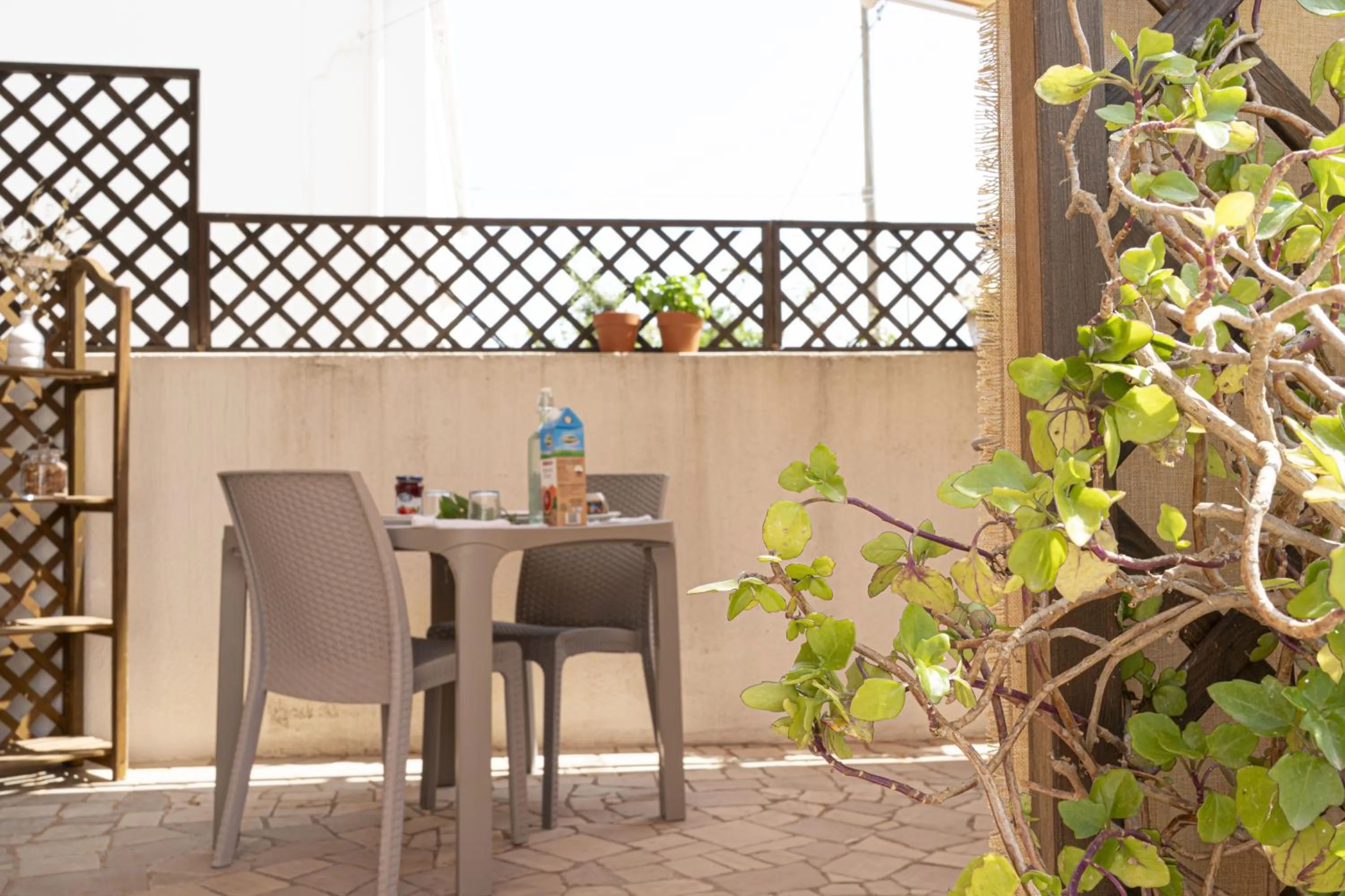 Patio in B&B Sentiero del Ciolo