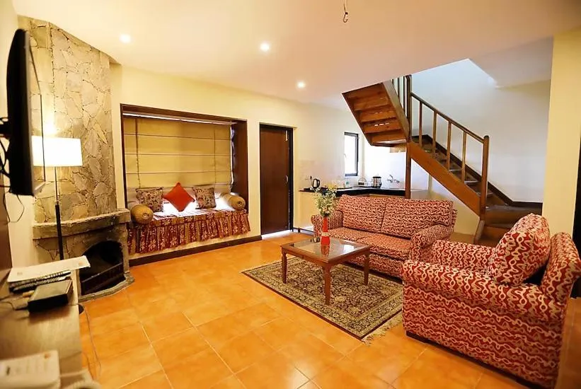Seating area in Woodsvilla Resort Ranikhet