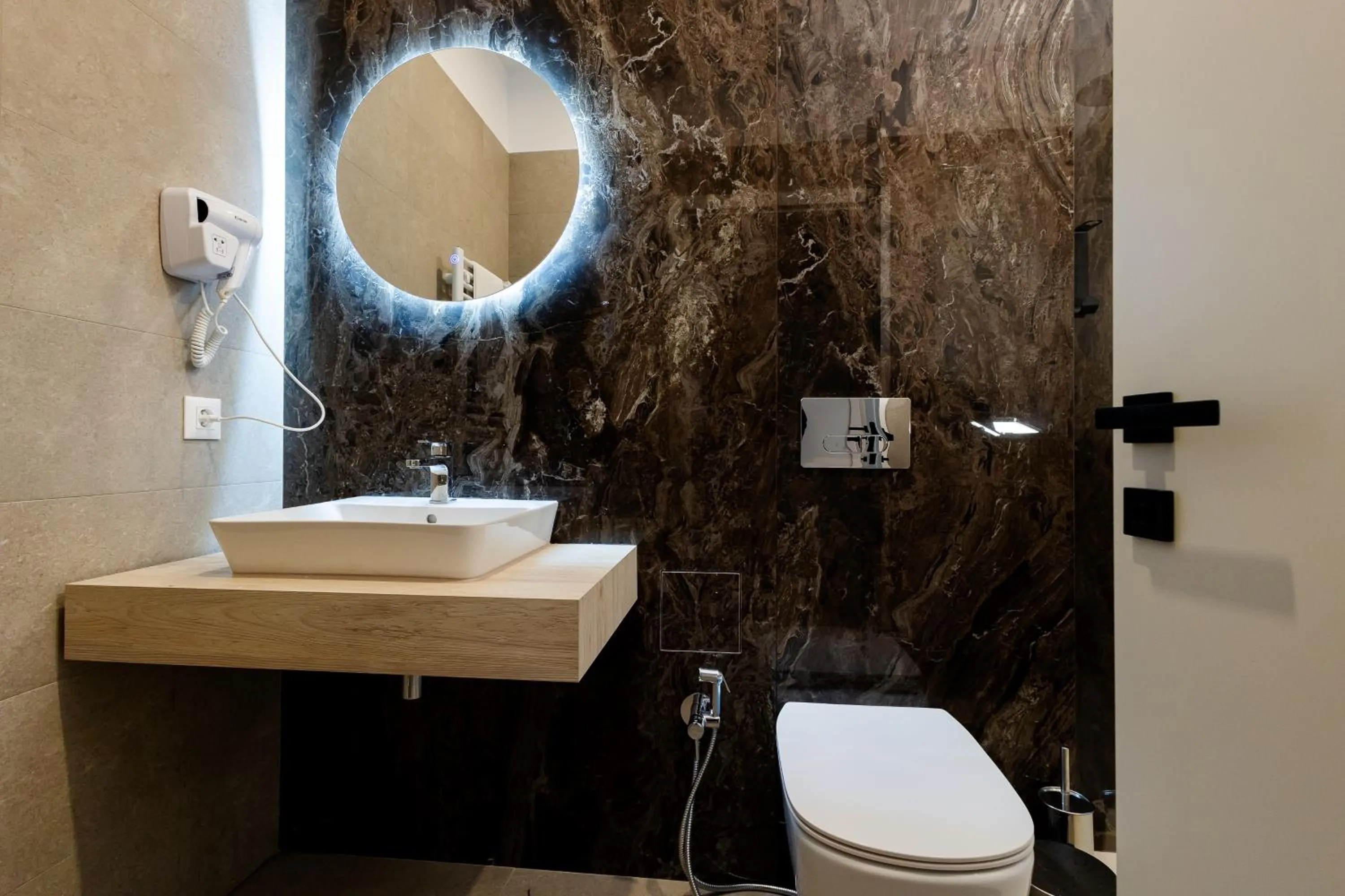 Bathroom in Central Suites