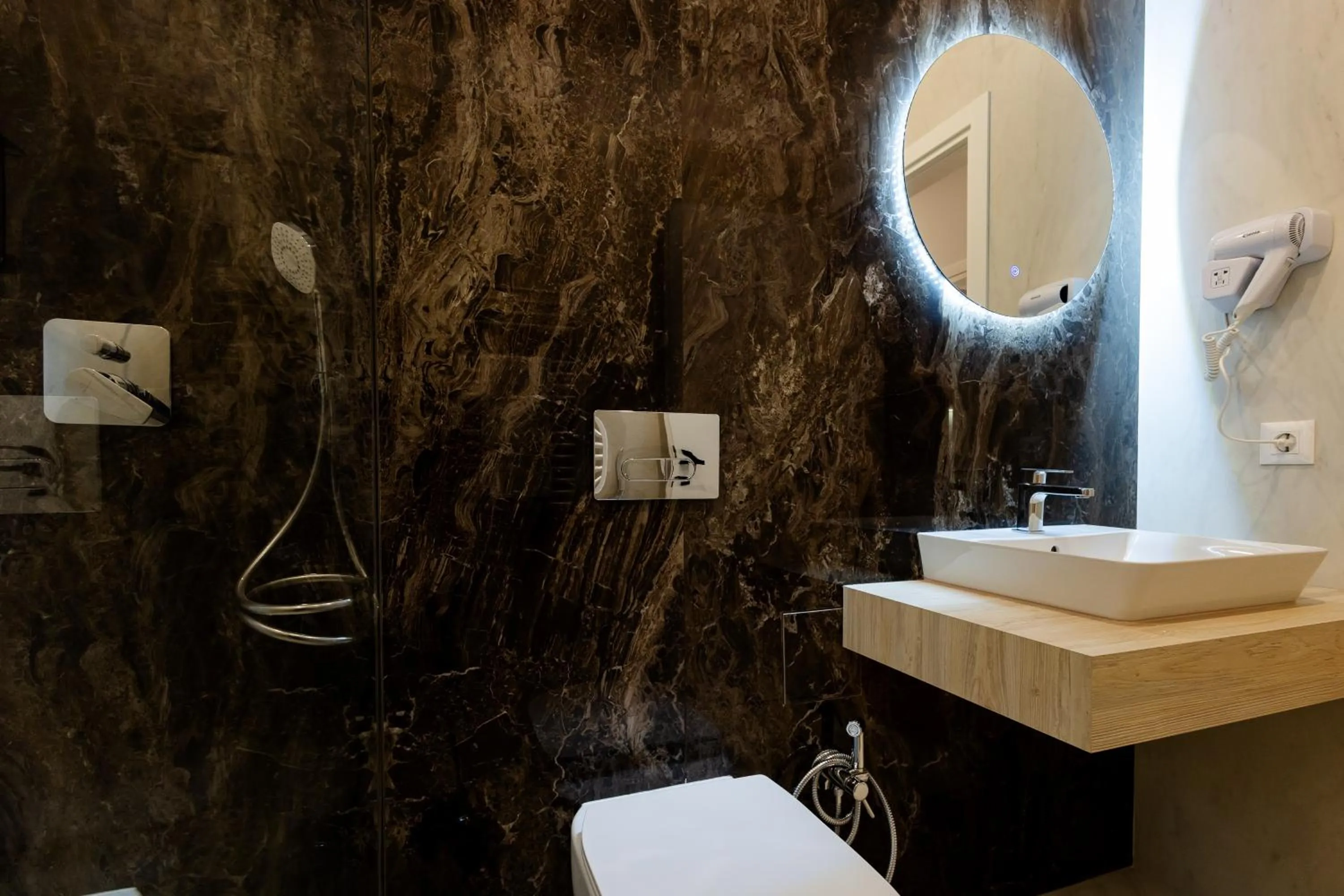 Bathroom in Central Suites