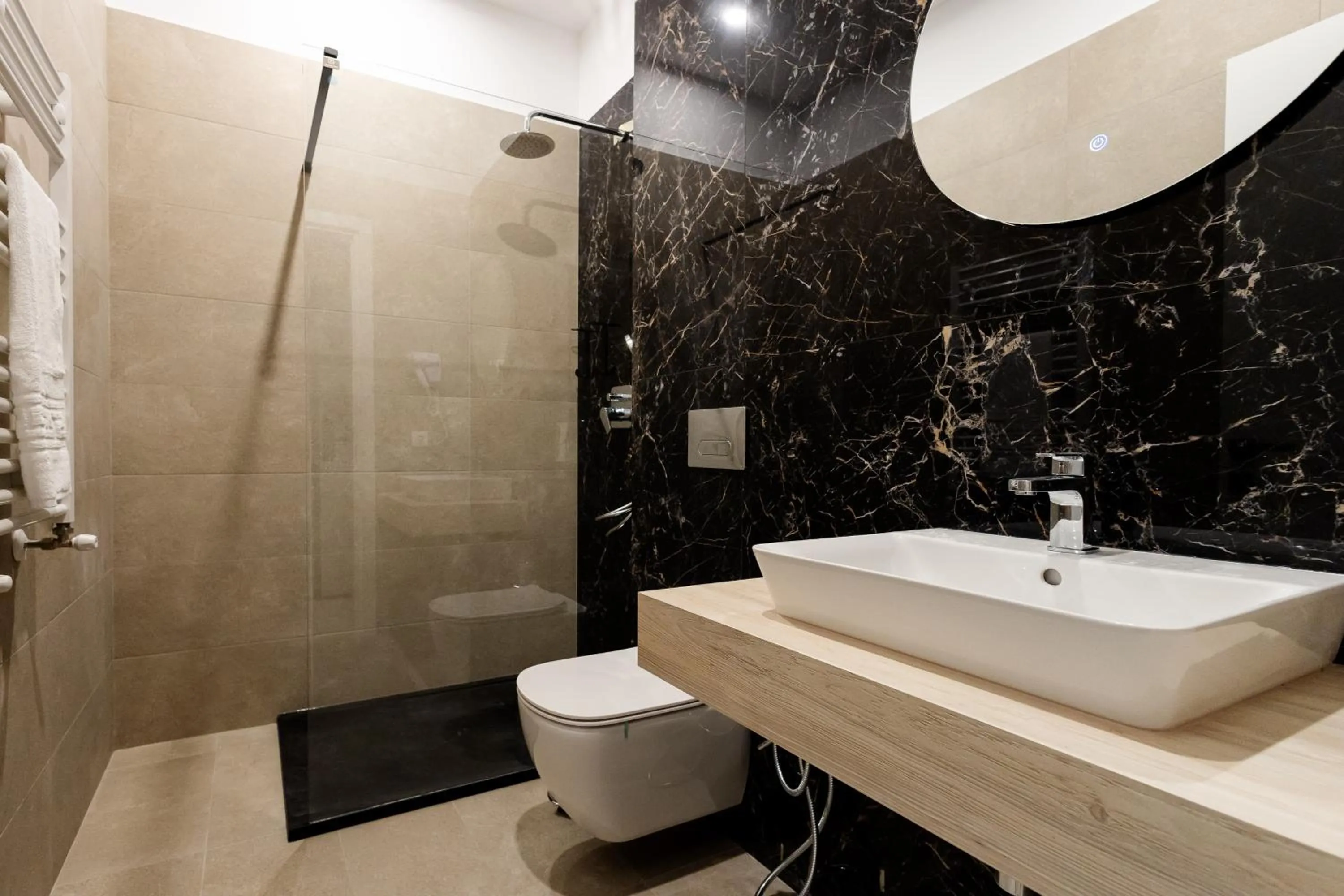 Bathroom in Central Suites