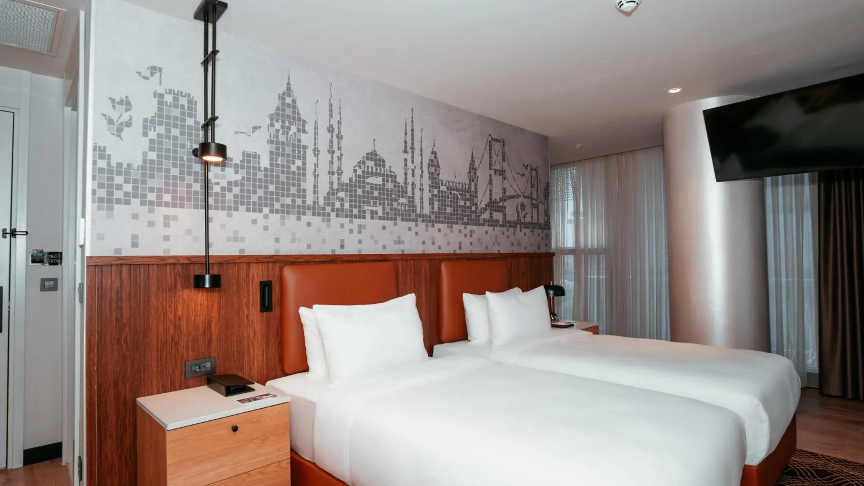 Deluxe Twin Room with City View - single occupancy in Tryp by Wyndham Istanbul Beyoglu Deluxe Twin Room with City View - single occupancy in Tryp by Wyndham Istanbul Beyoglu