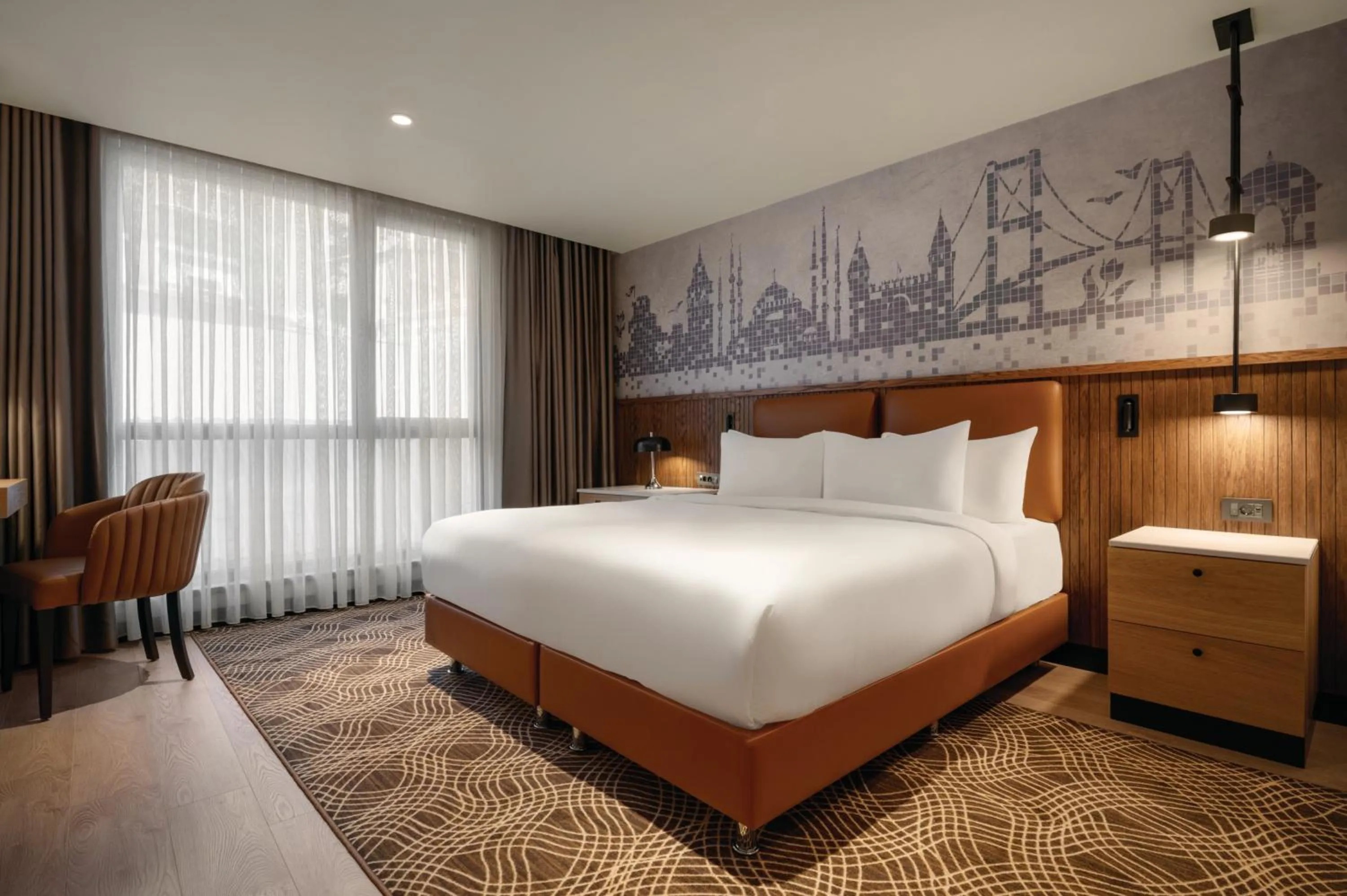 Bed in Tryp by Wyndham Istanbul Beyoglu
