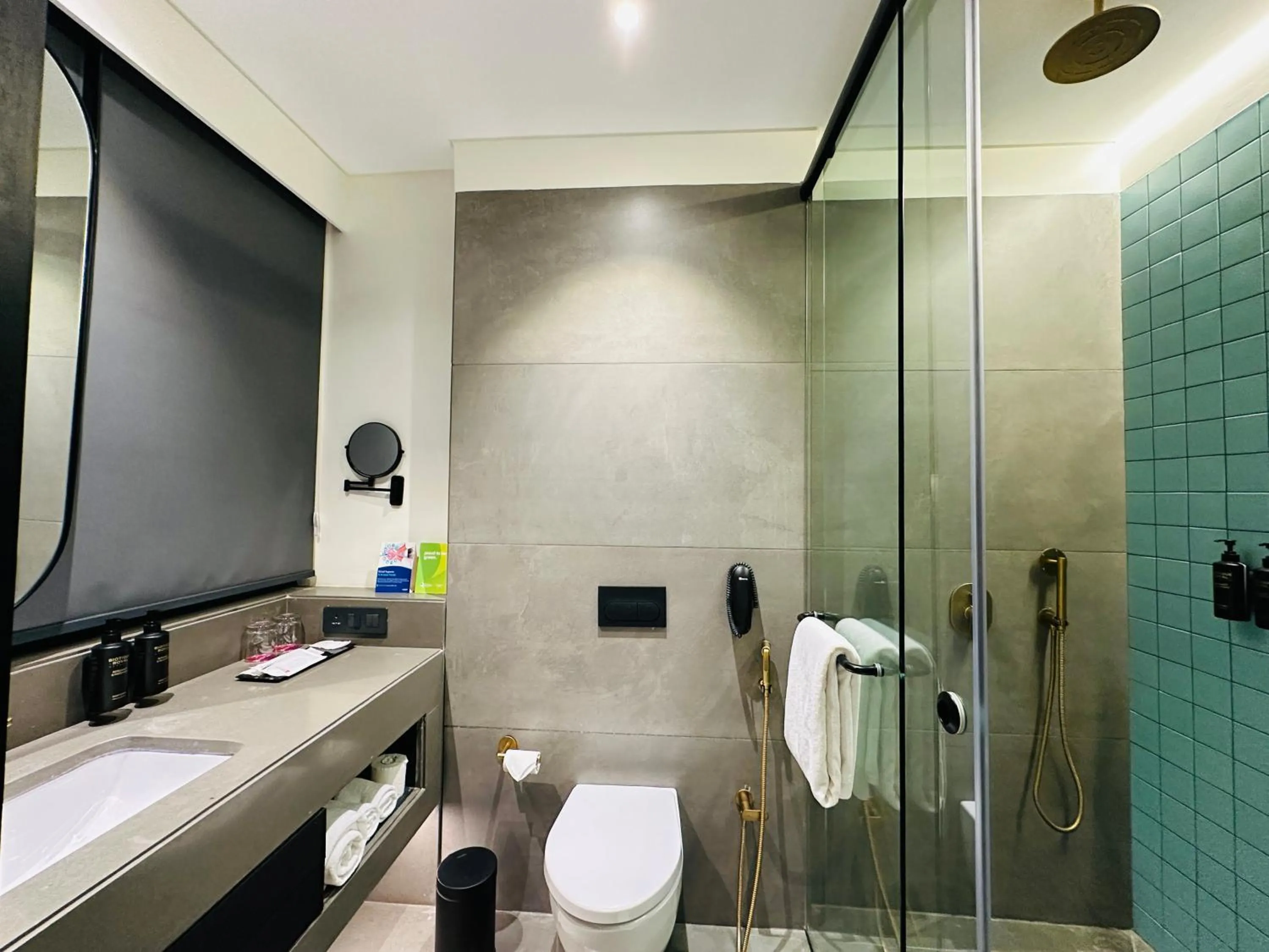 Bathroom in Ramada Encore by Wyndham Ambala GT Road