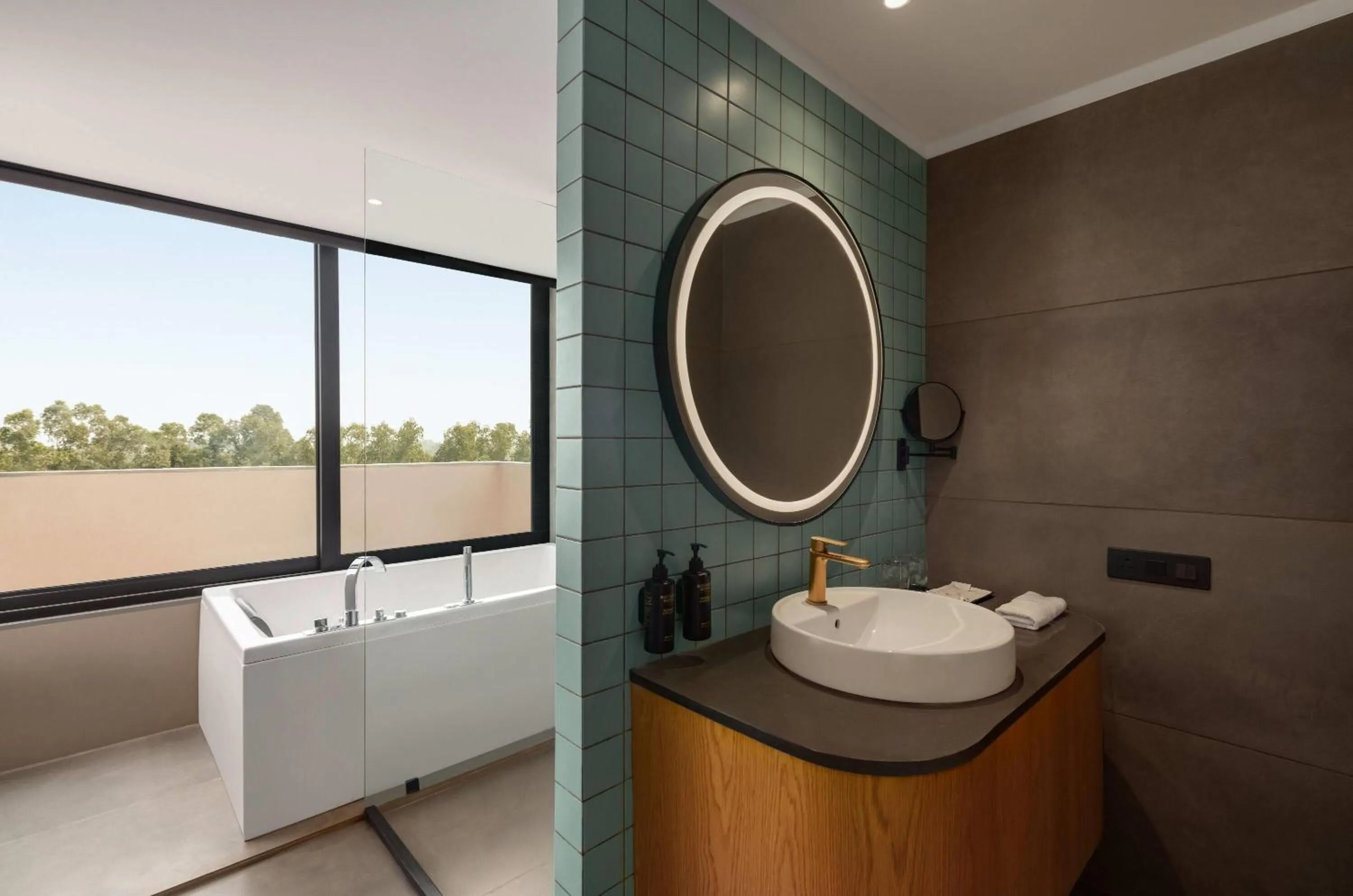 Bathroom in Ramada Encore by Wyndham Ambala GT Road