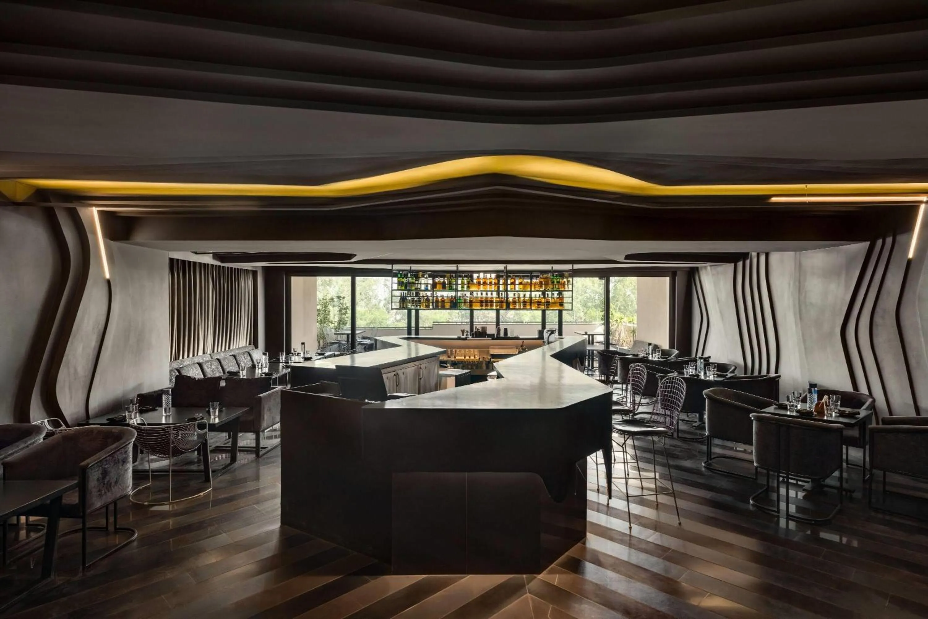 Lounge or bar in Ramada Encore by Wyndham Ambala GT Road