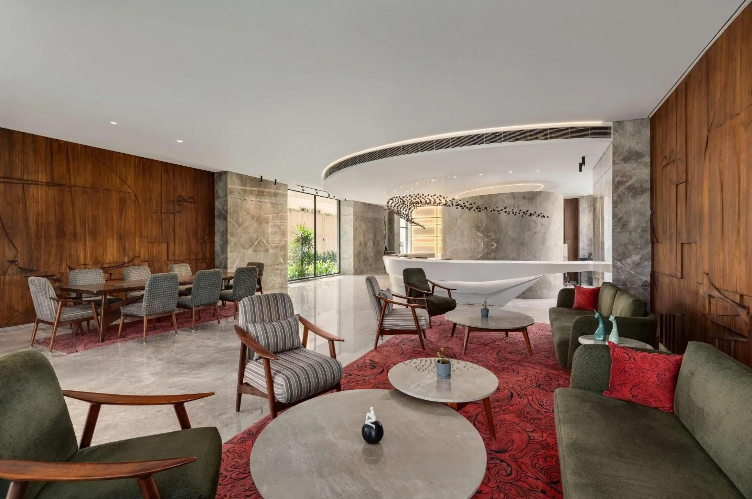 Lobby or reception in Ramada Encore by Wyndham Ambala GT Road