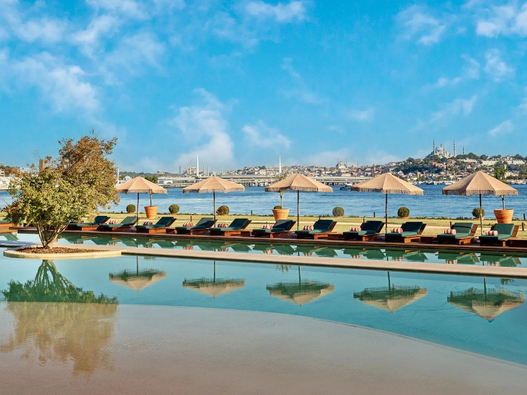 Pool view in Aliée Istanbul - A Paris Society Collection Hotel