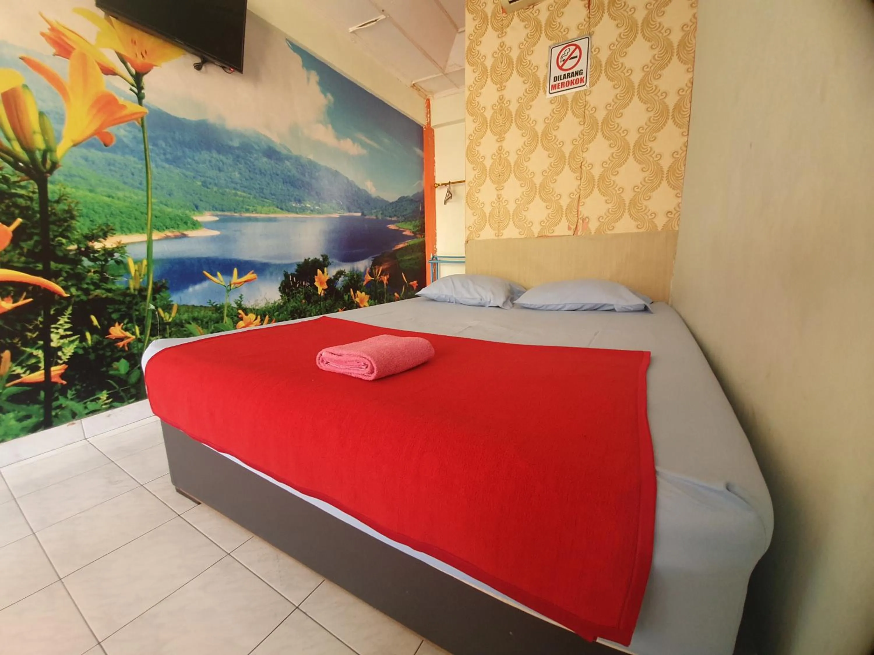 Bed in Ki Agung Prestise Hotel