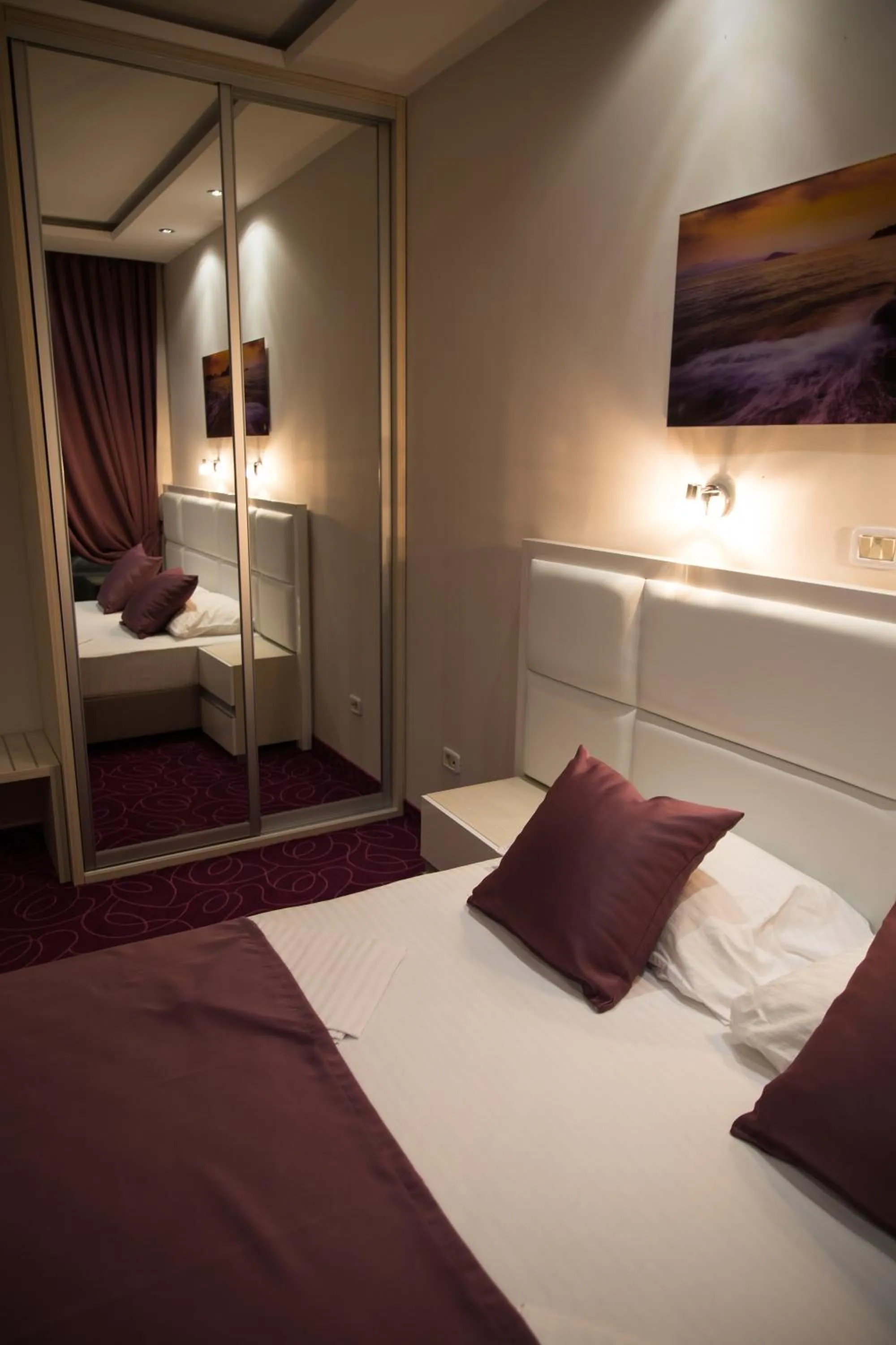 Bed in Hotel Ponta Nova