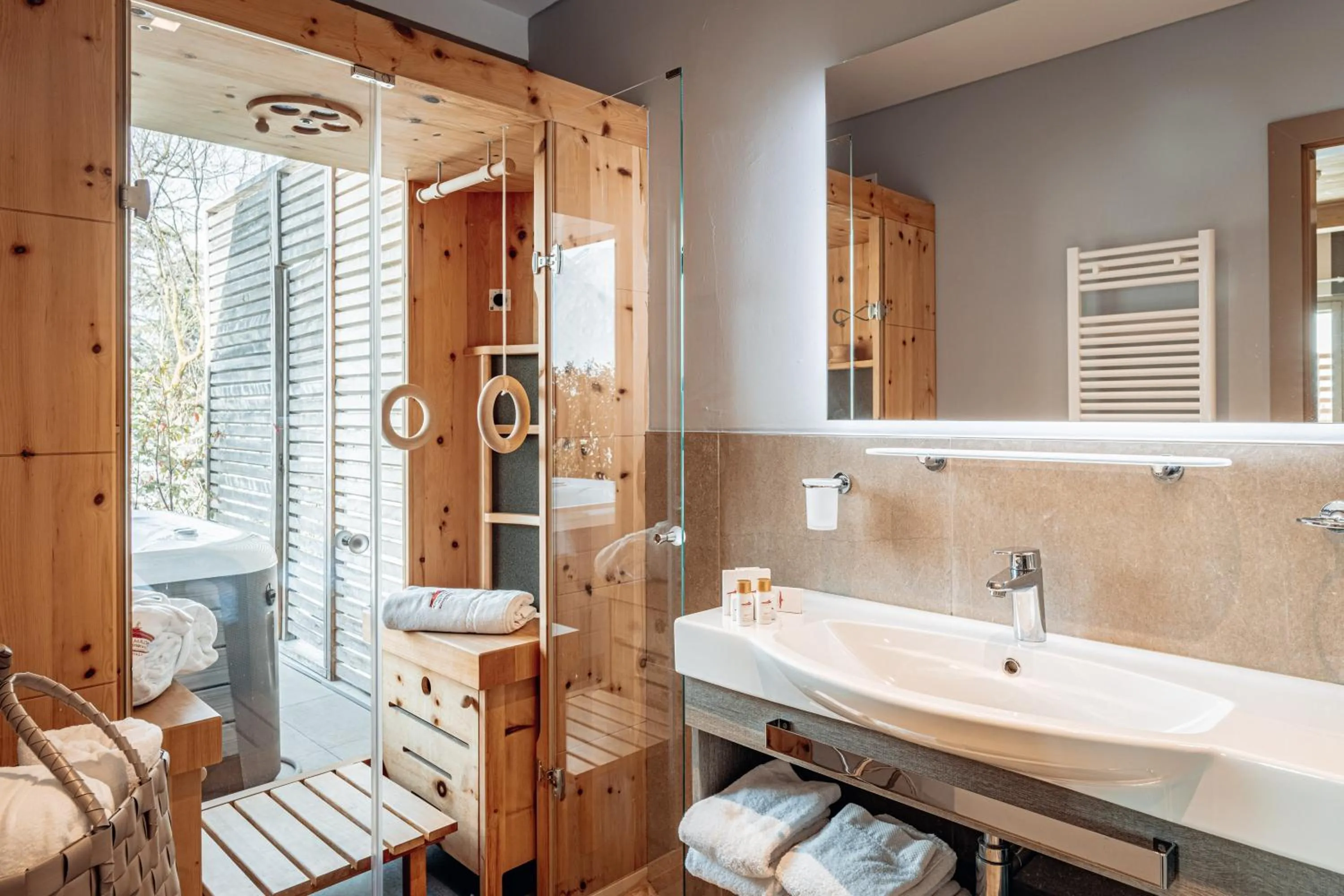 Sauna in Hotel Villa Madruzzo