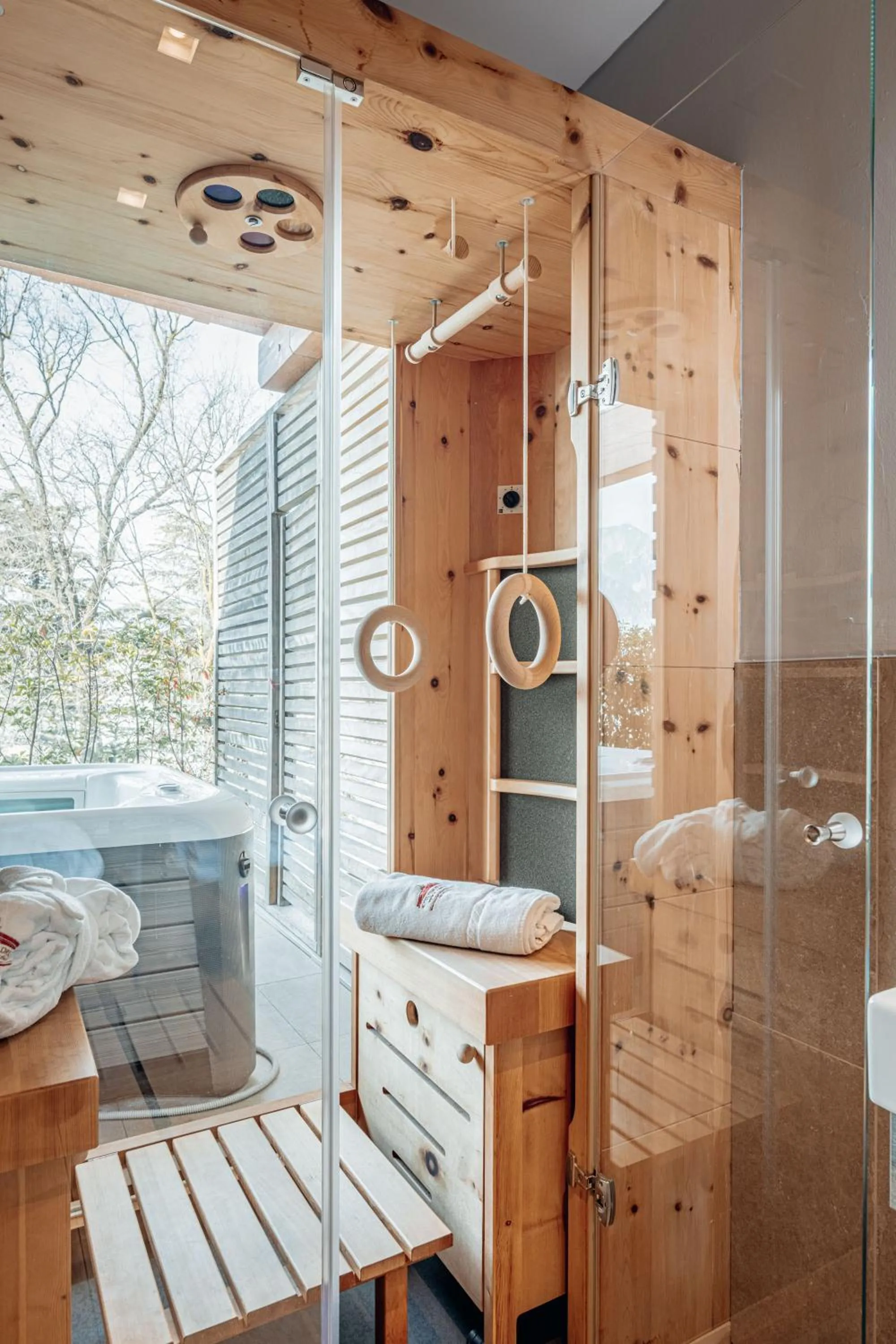 Sauna in Hotel Villa Madruzzo