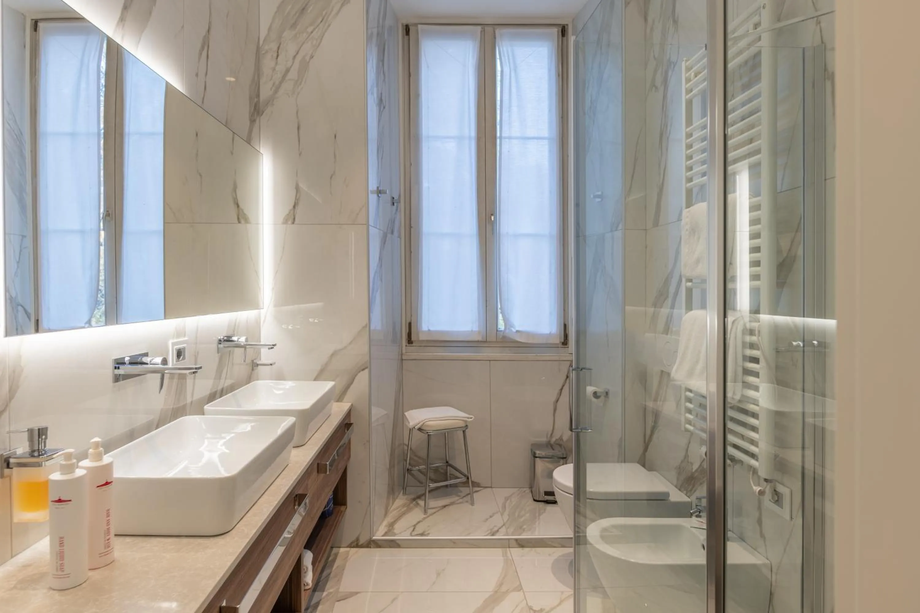 Bathroom in Hotel Villa Madruzzo