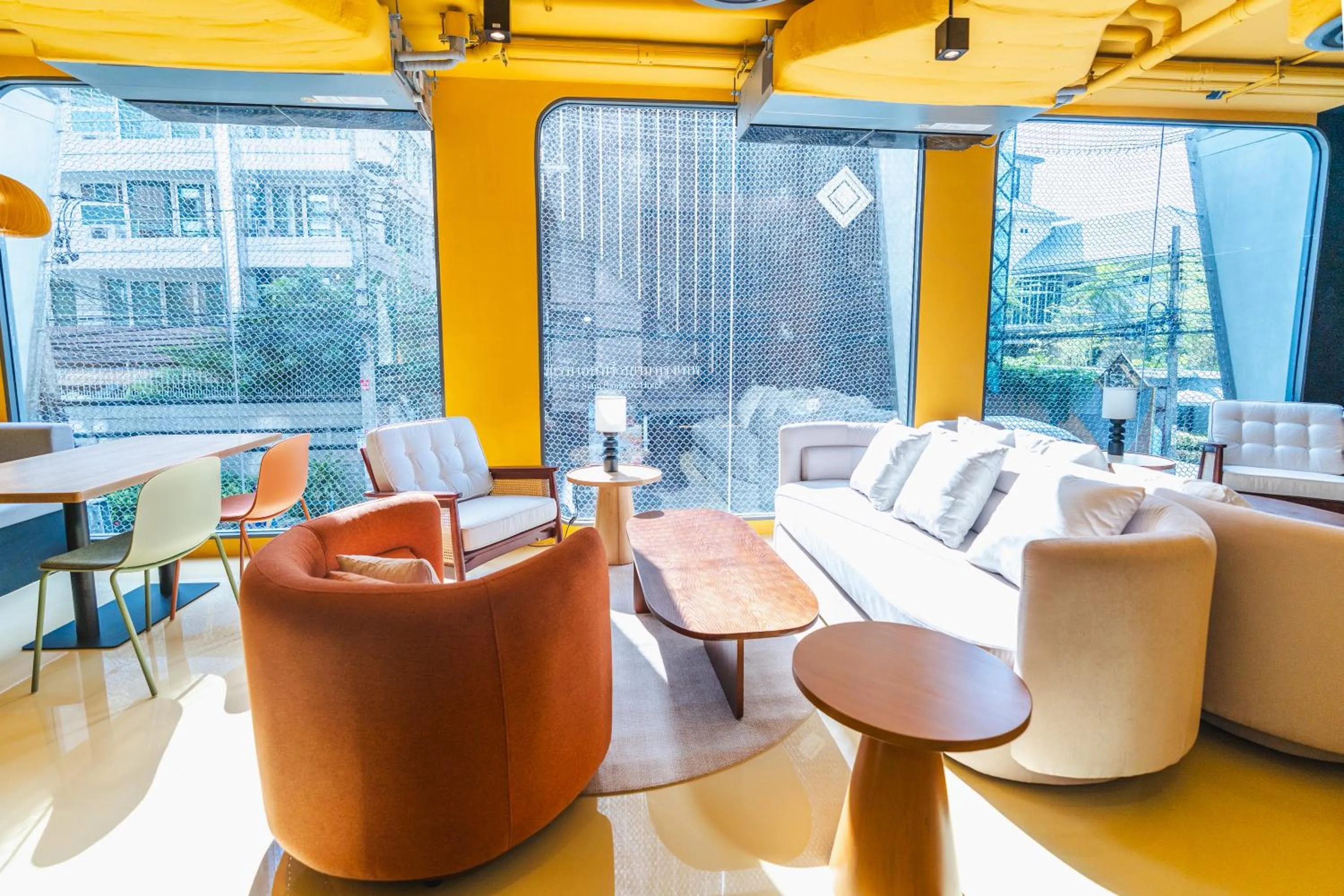 Seating area in VELA be Bangkok Siam