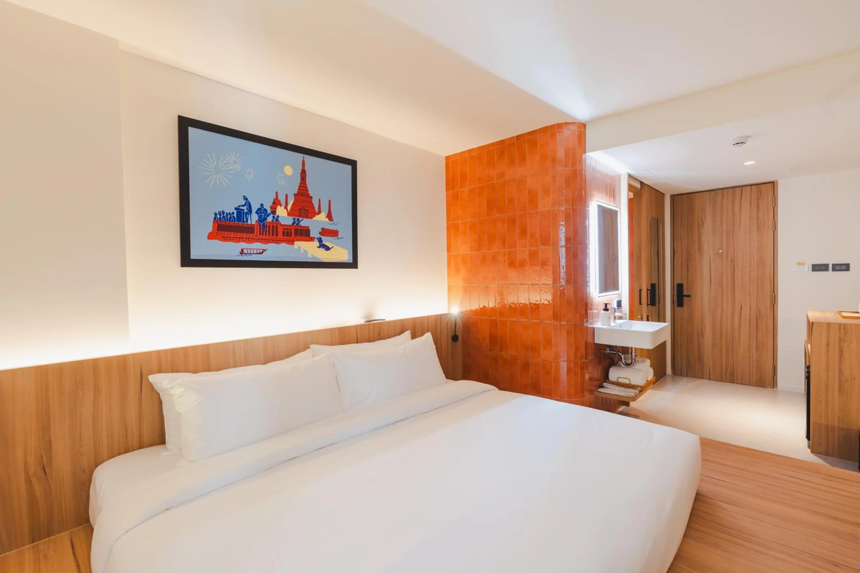 Bed in VELA be Bangkok Siam