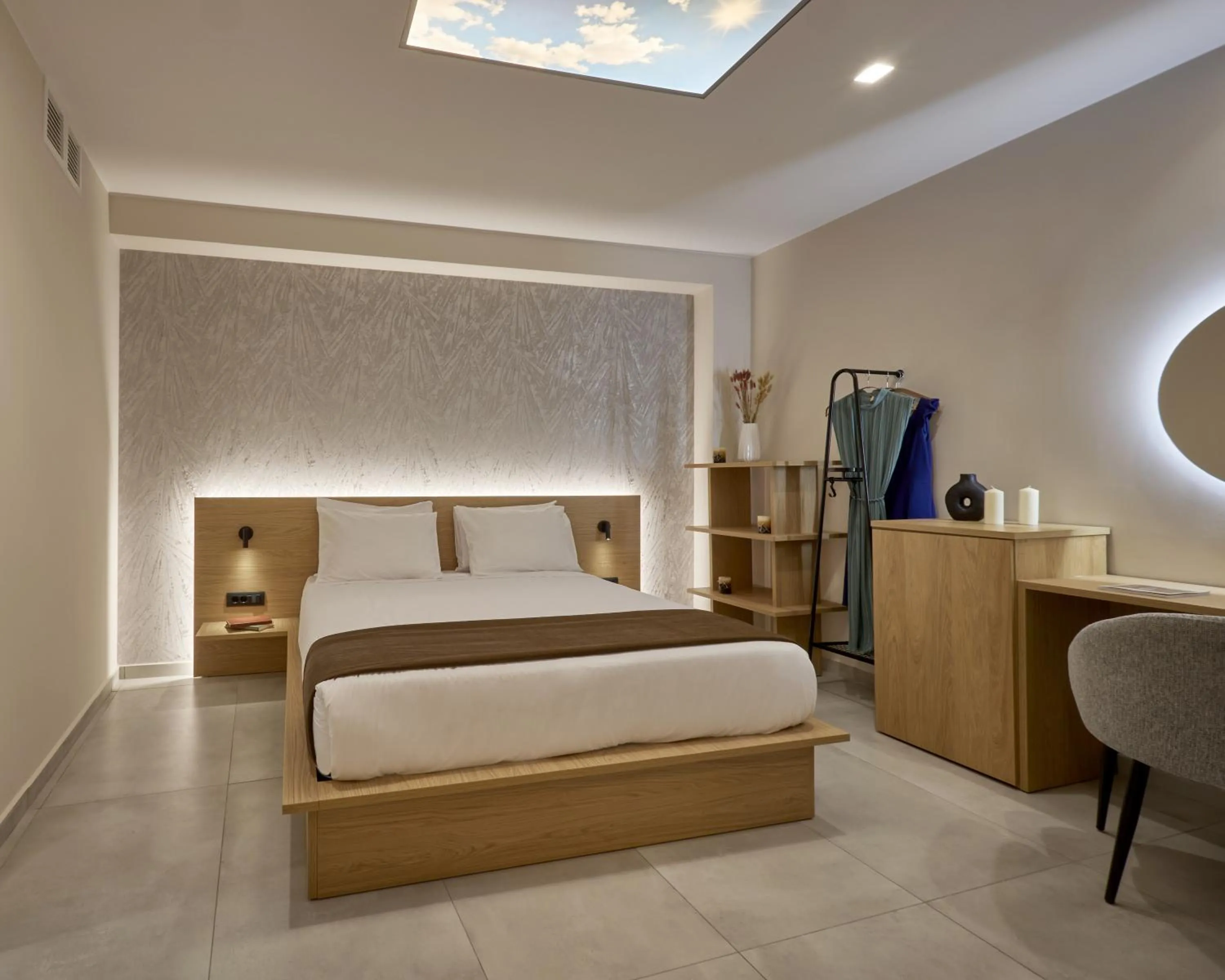 Bedroom, Bed in Athens City Suites