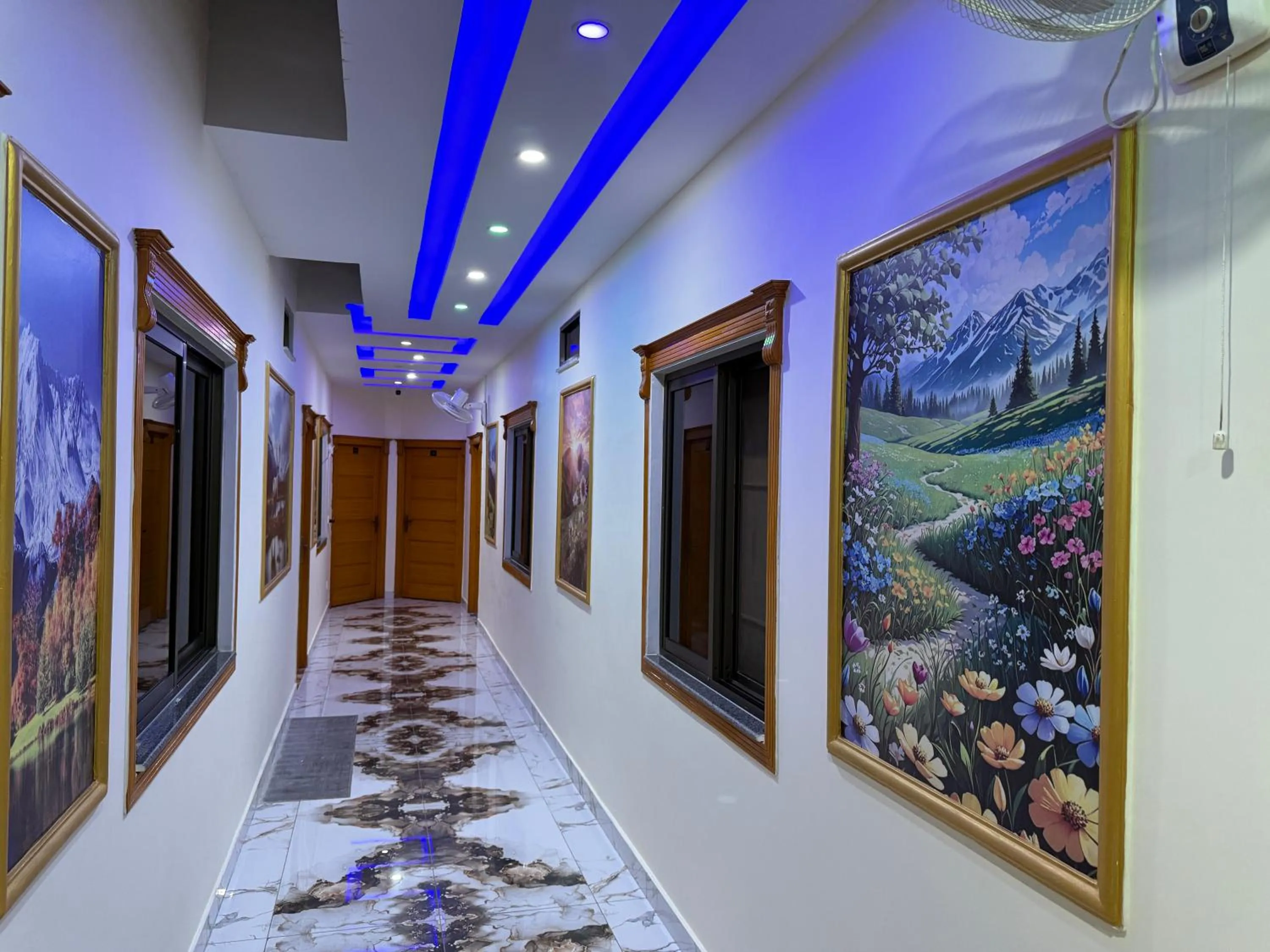 Decorative detail in Serene Elegance Hotel